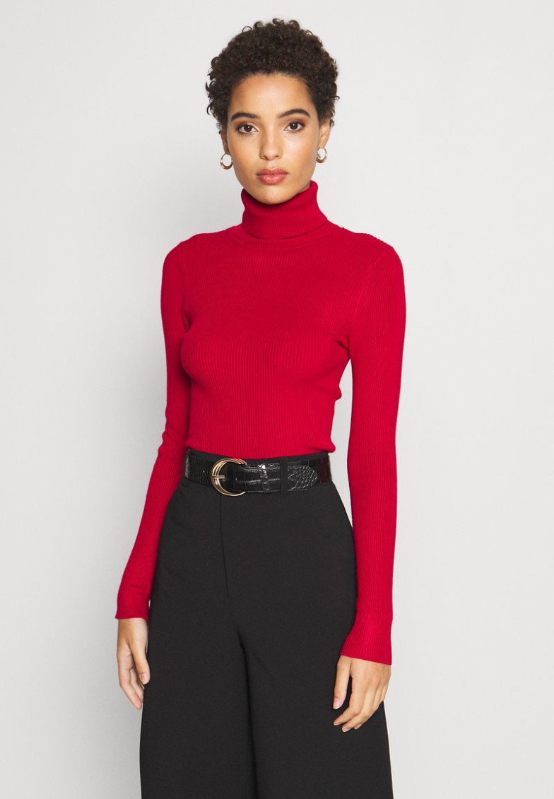 Discount Anna Field TURTLE NECK – Jersey De Punto – Red, Mujer L