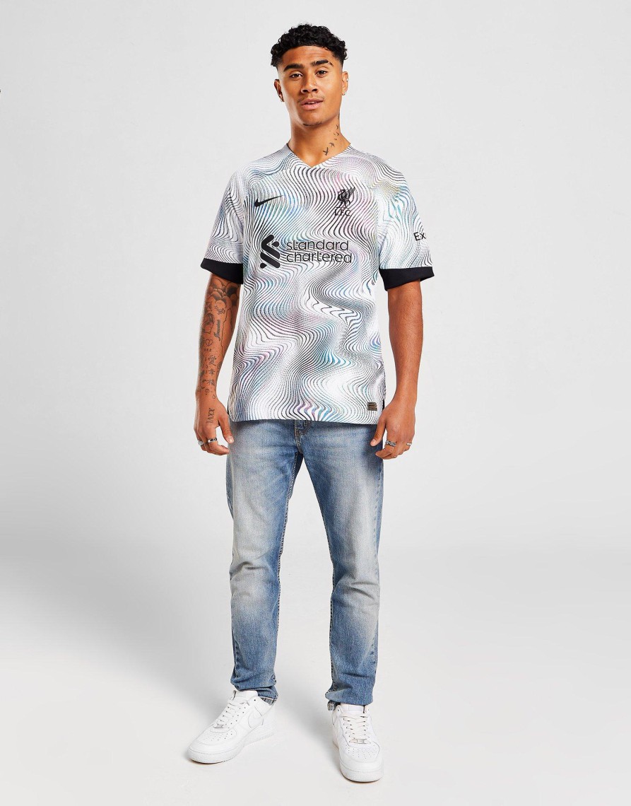 Clearance Nike Liverpool FC 2022/23 Away Jersey Hvid S