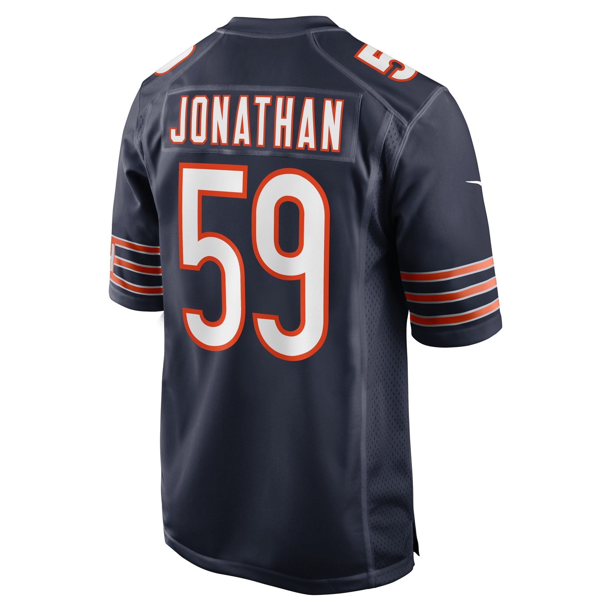Men's Nike Kingsley Jonathan Navy Chicago Bears Game Player Jersey