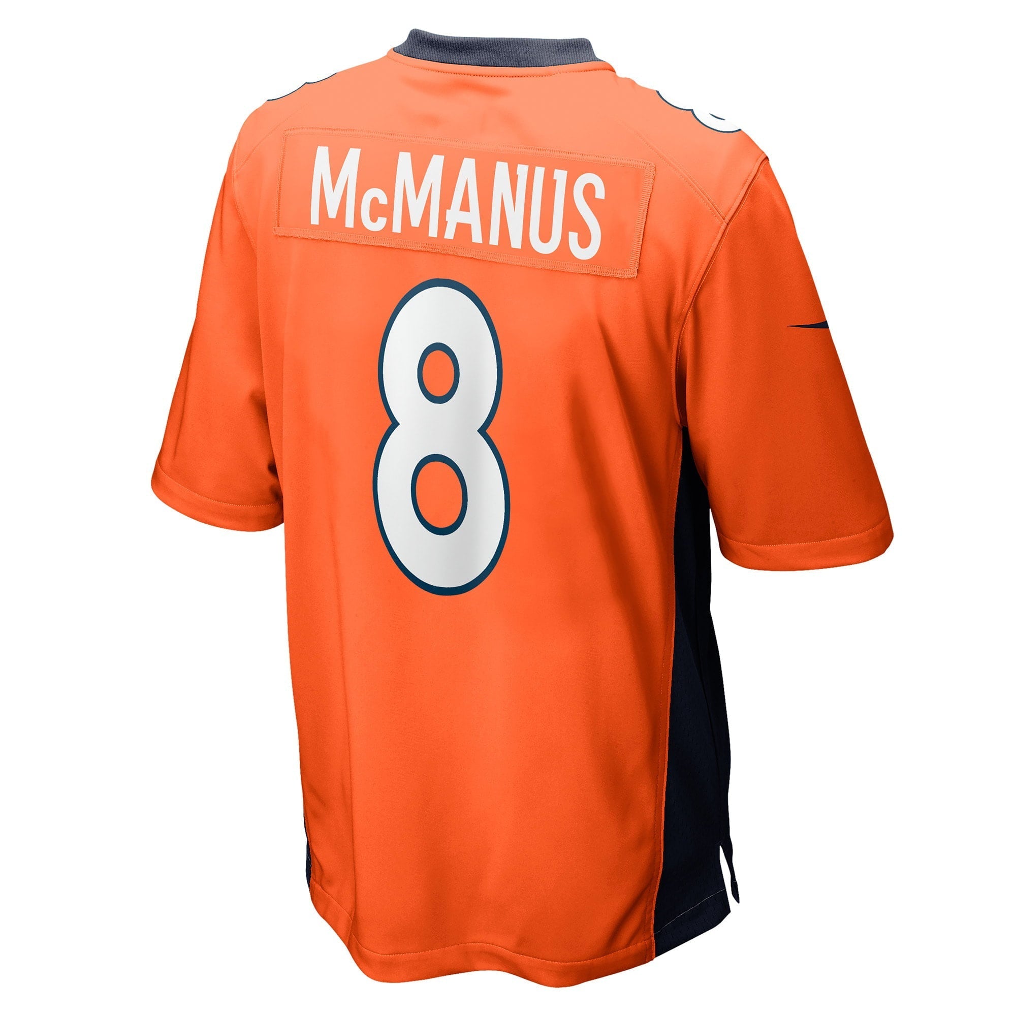 Men's Nike Brandon McManus Orange Denver Broncos Game Jersey