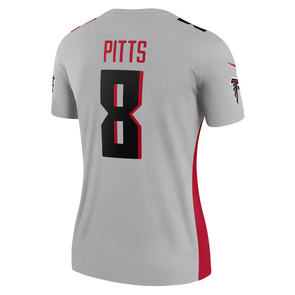 Women's Atlanta Falcons Kyle Pitts Inverted Legend Jersey Gray