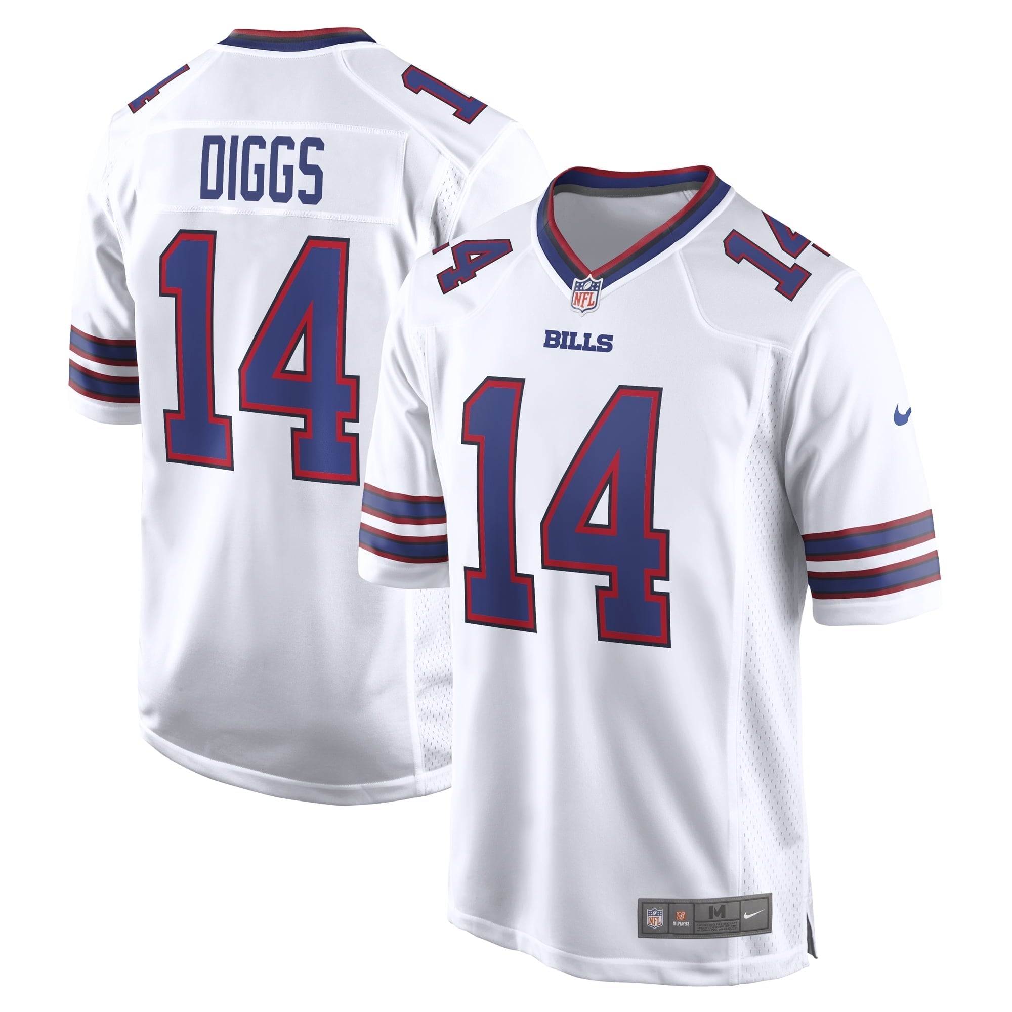 Men's Nike Stefon Diggs White Buffalo Bills  Game Jersey