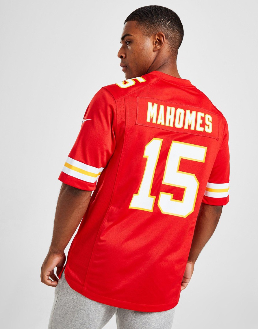 Sale Nike NFL Kansas City Chiefs Mahomes #15 Jersey Rød S