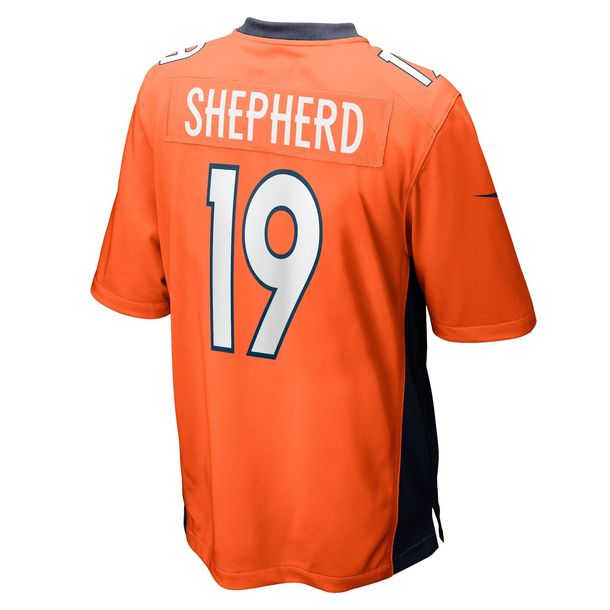 Men's Nike Darrius Shepherd Orange Denver Broncos Game Player Jersey