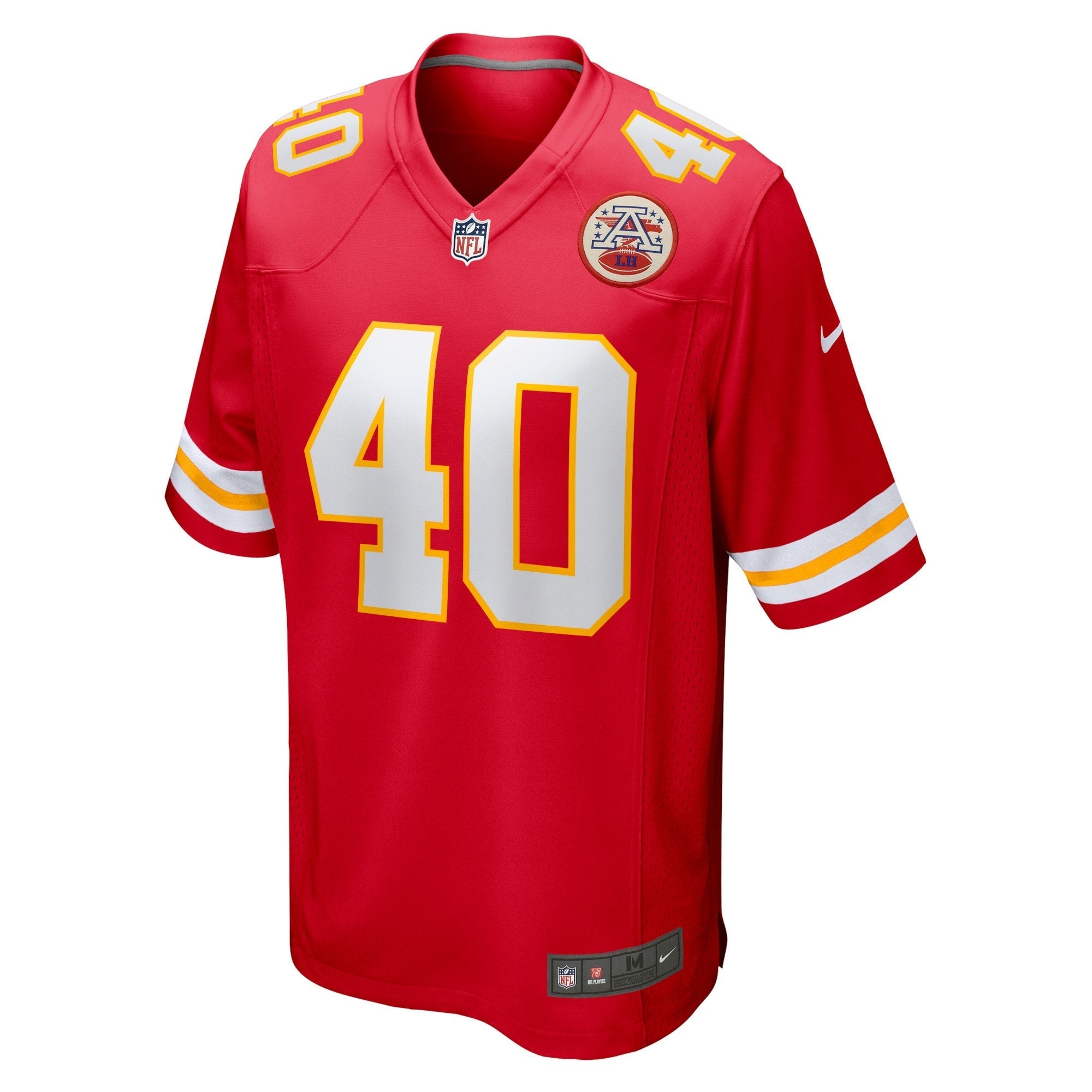 Men's Nike Kendall Blanton Red Kansas City Chiefs Home Game Player Jersey
