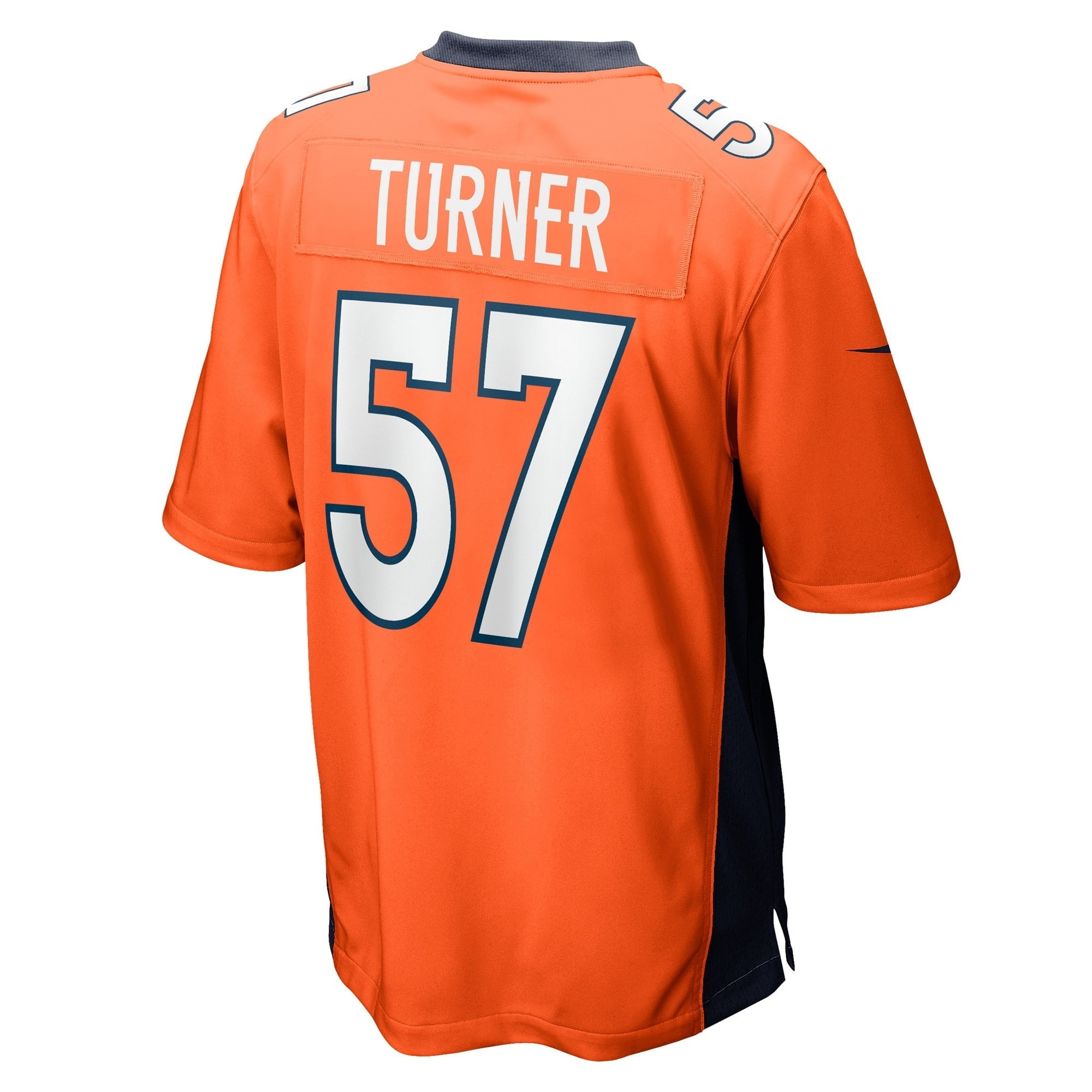 Men's Nike Billy Turner Orange Denver Broncos Game Player Jersey