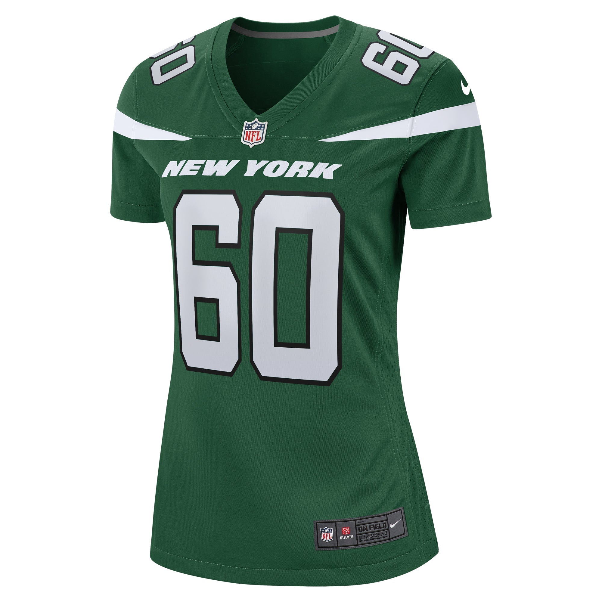 Women's Nike Connor McGovern Gotham Green New York Jets Game Jersey