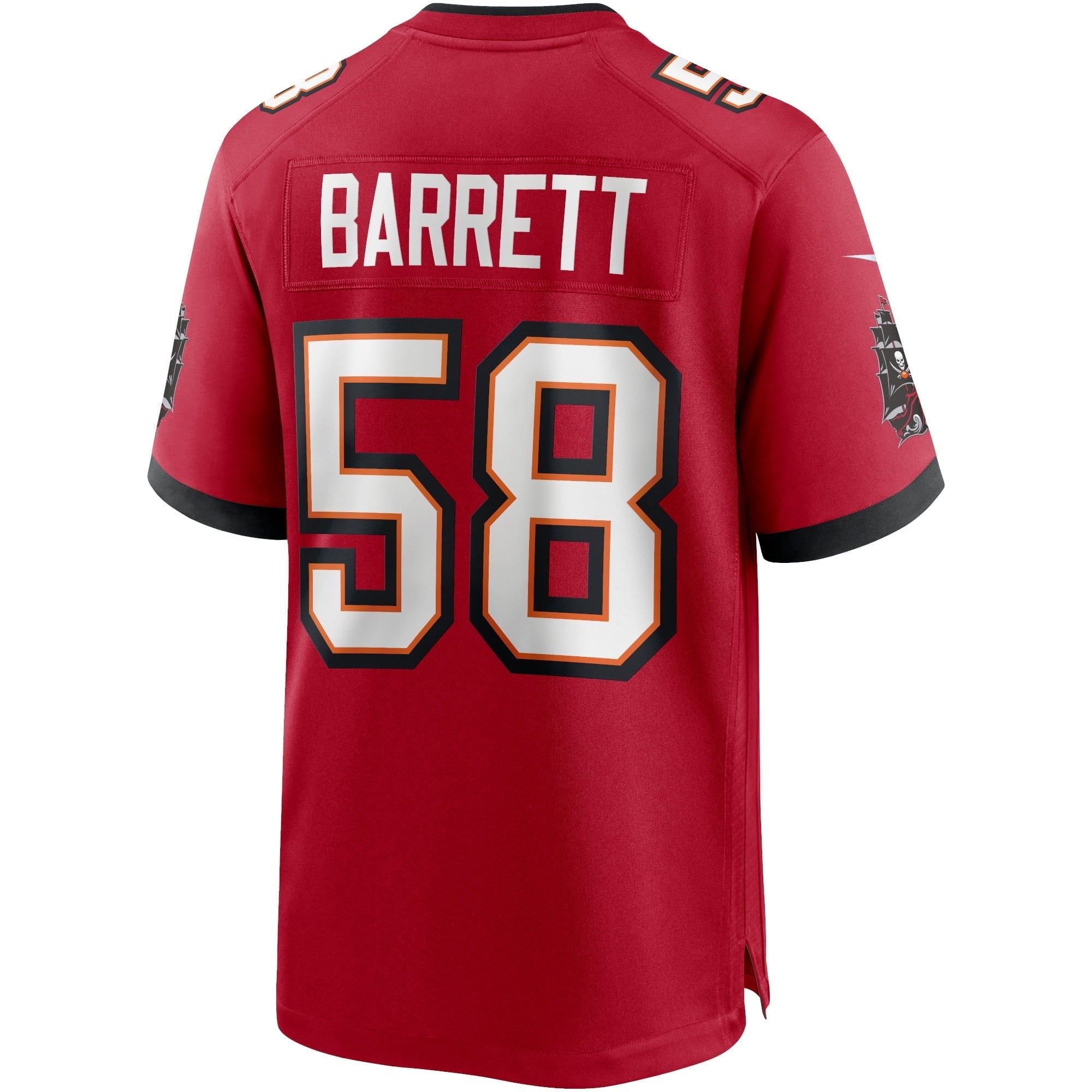 Men's Nike Shaquil Barrett Red Tampa Bay Buccaneers Game Jersey