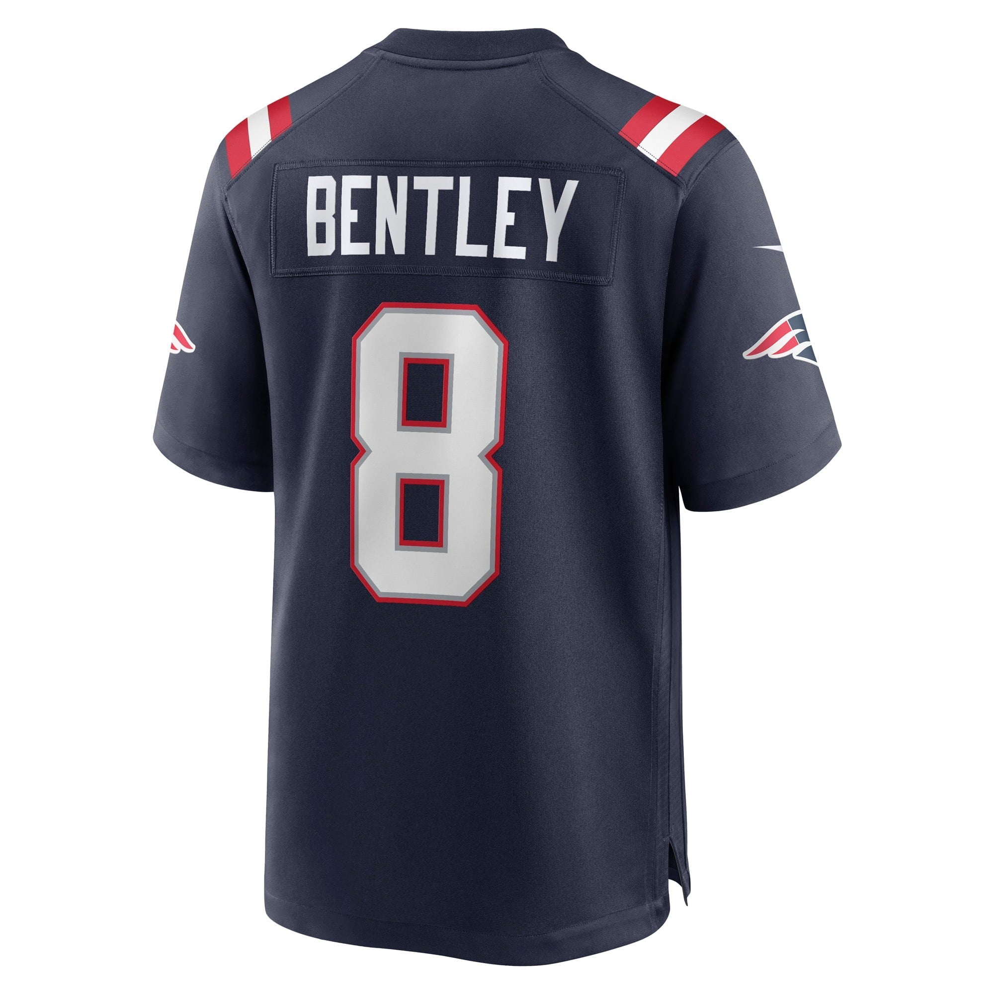 Men's Nike Ja'Whaun Bentley Navy New England Patriots Game Player Jersey