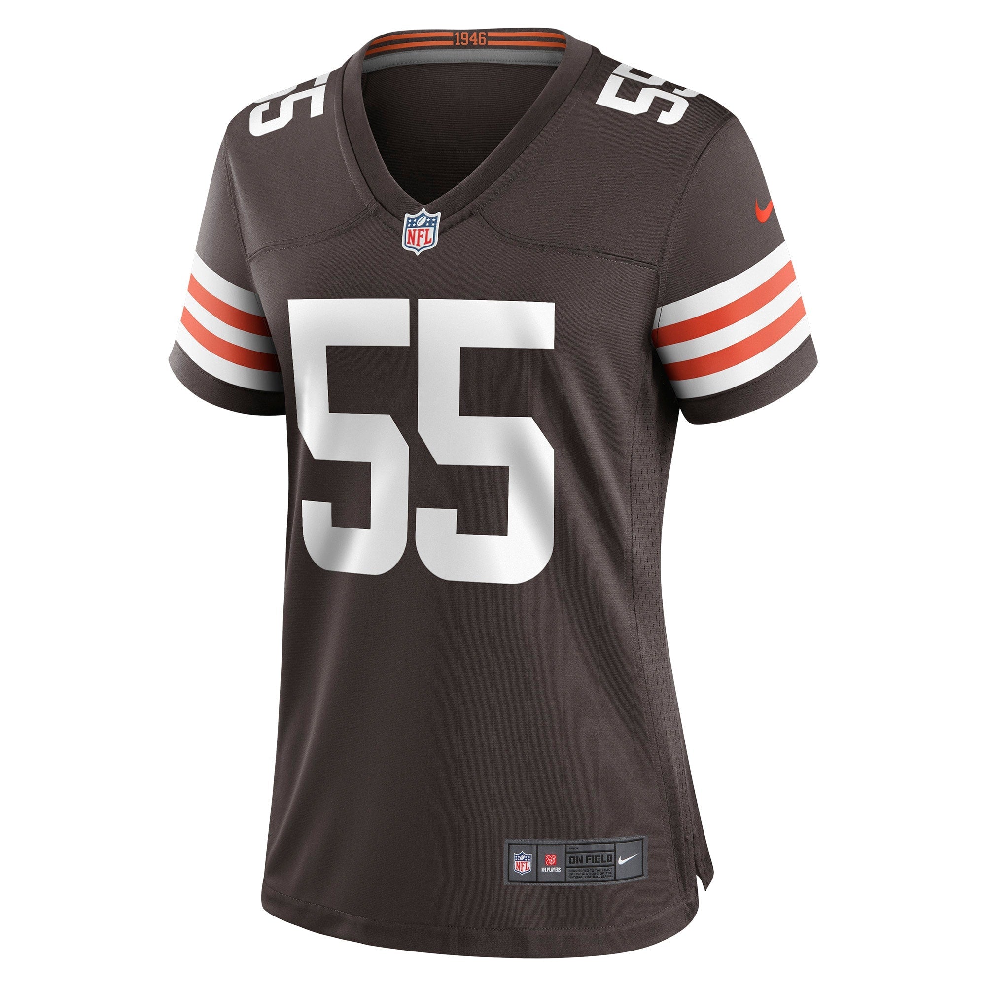 Women's Nike Ethan Pocic Brown Cleveland Browns Game Jersey