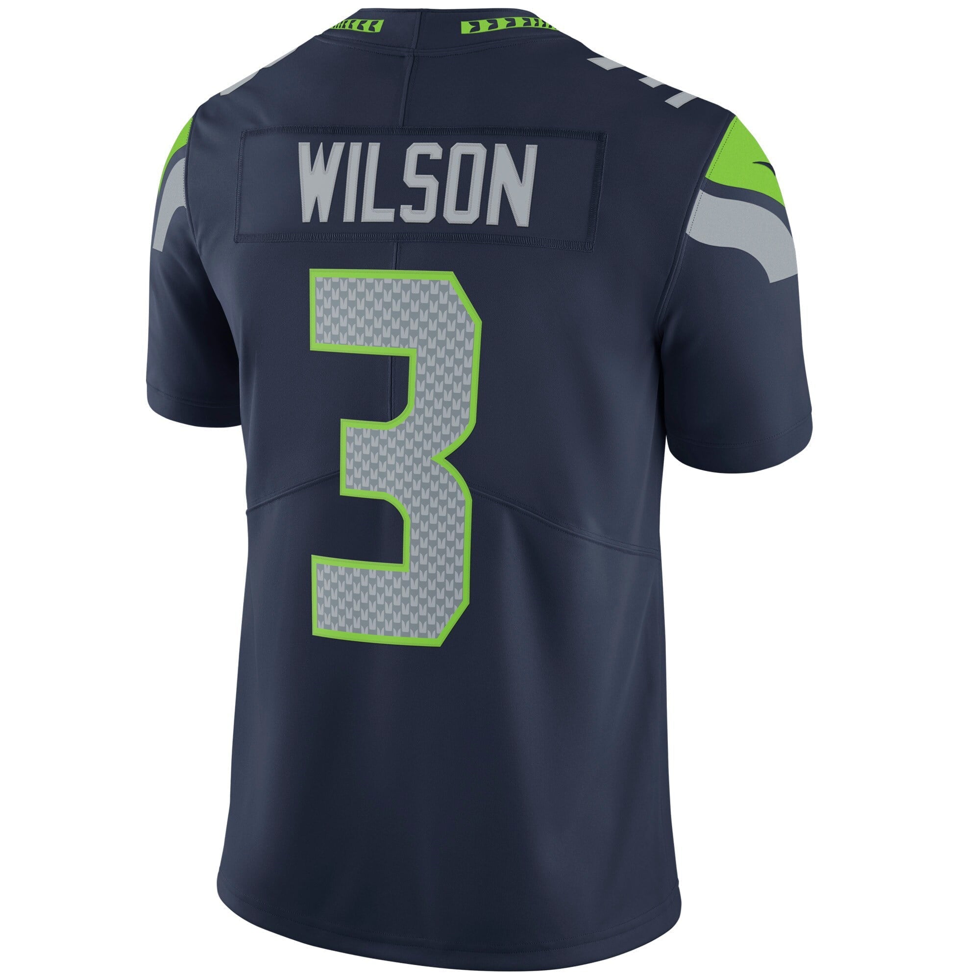 Men's Nike  Russell Wilson  College Navy Seattle Seahawks Vapor Untouchable Limited Player Jersey