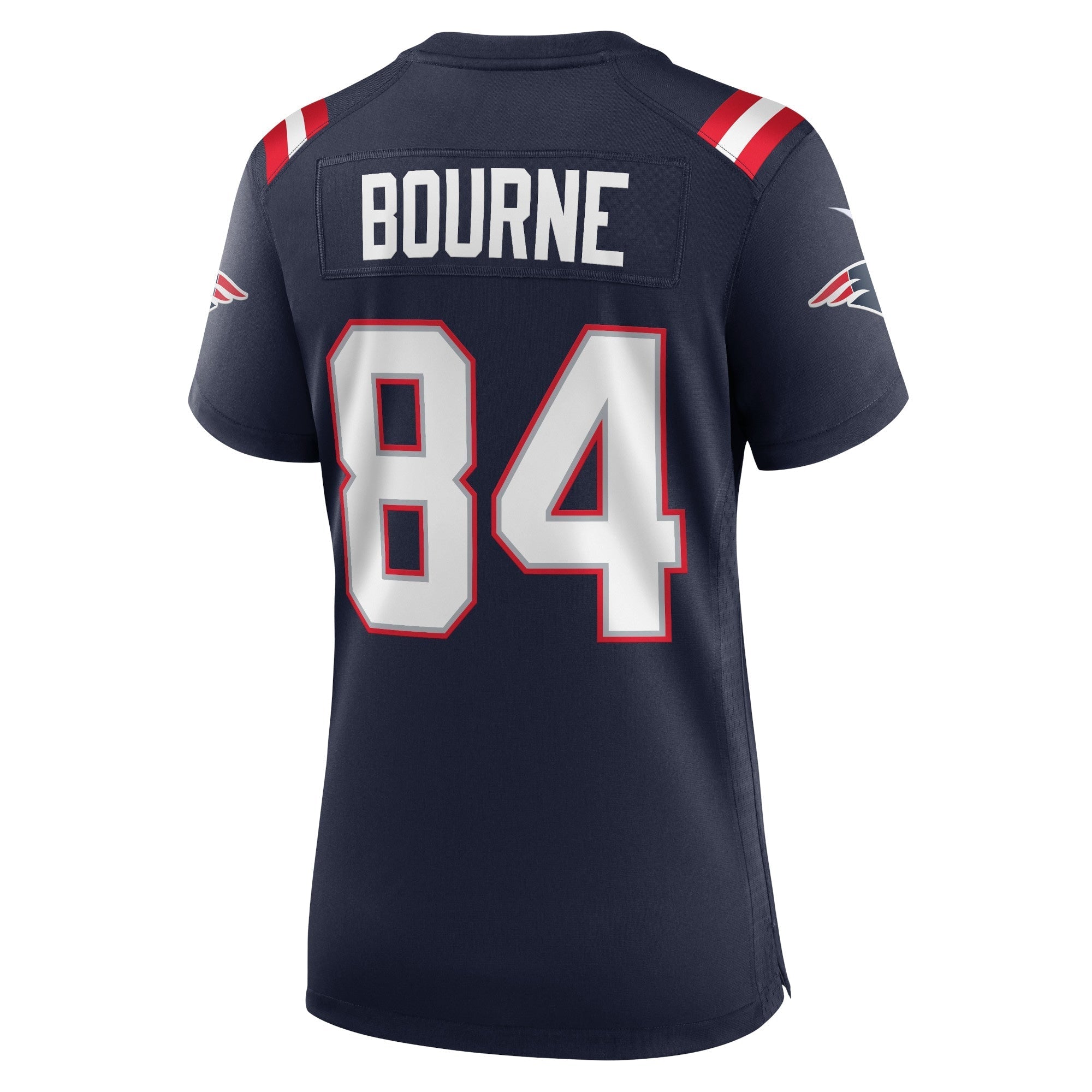 Women's Nike Kendrick Bourne Navy New England Patriots Game Jersey