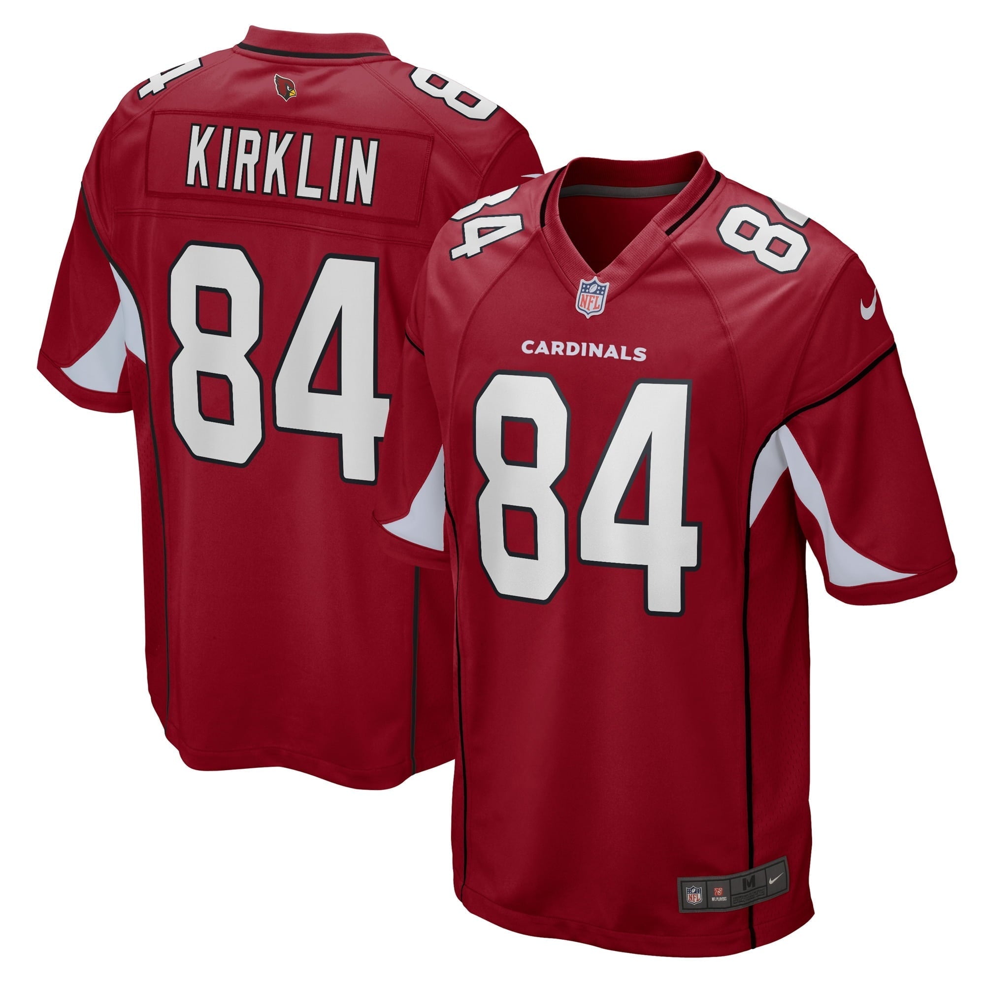 Men's Nike Jontre Kirklin Cardinal Arizona Cardinals Game Player Jersey