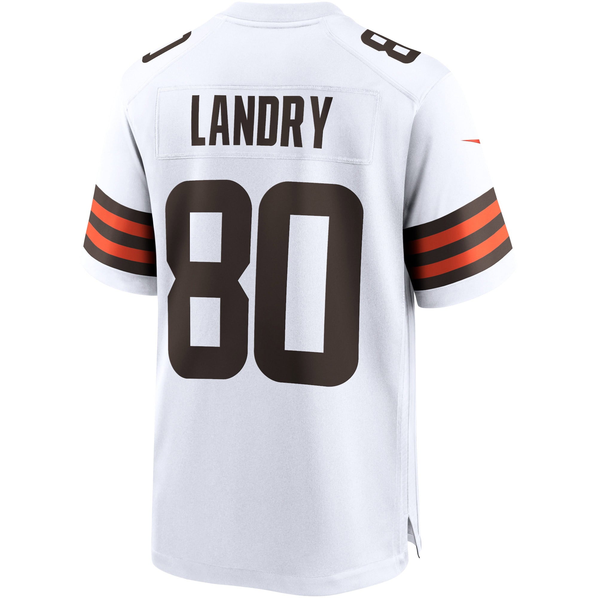 Men's Nike Jarvis Landry White Cleveland Browns Game Jersey