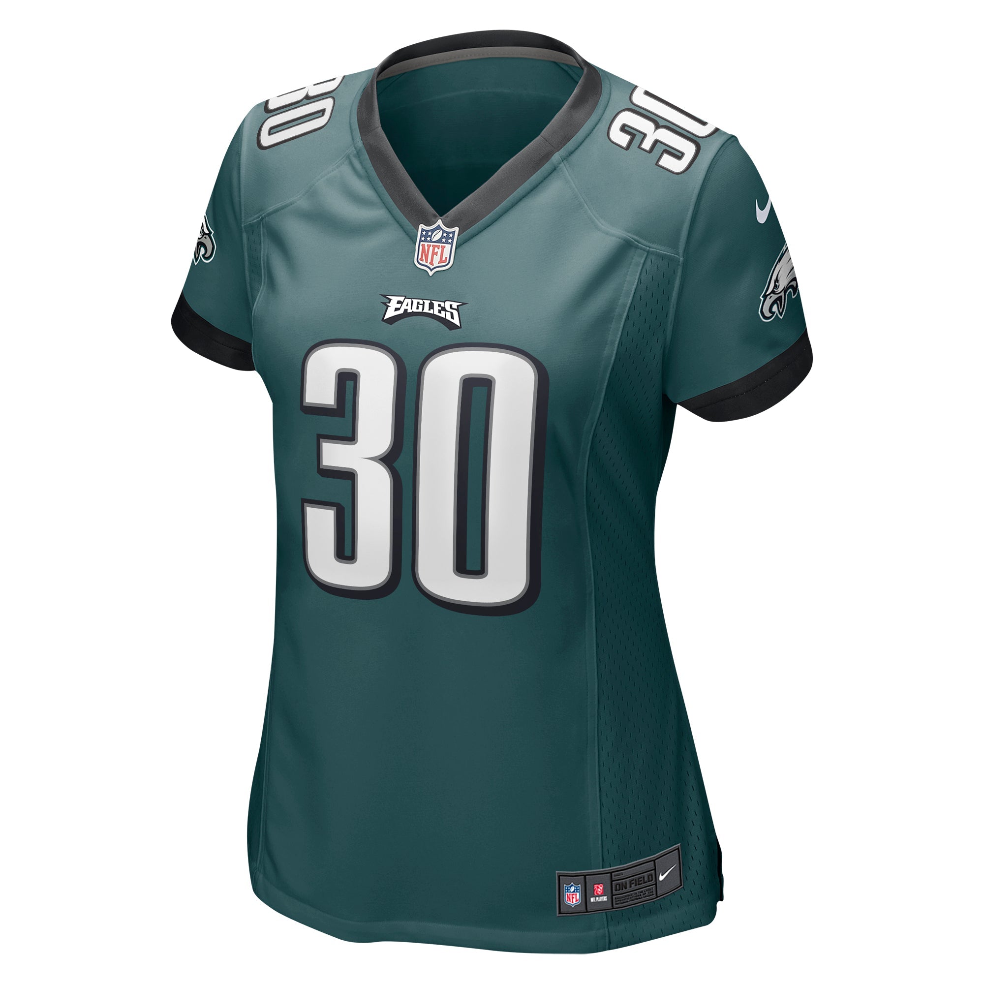Women's Nike Justin Evans Midnight Green Philadelphia Eagles Game Player Jersey