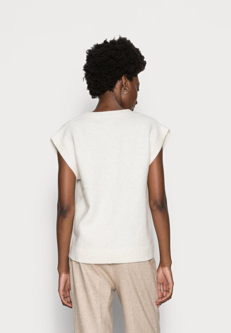 Sale Anna Field V NECK VEST – Jersey De Punto – Beige, Mujer L