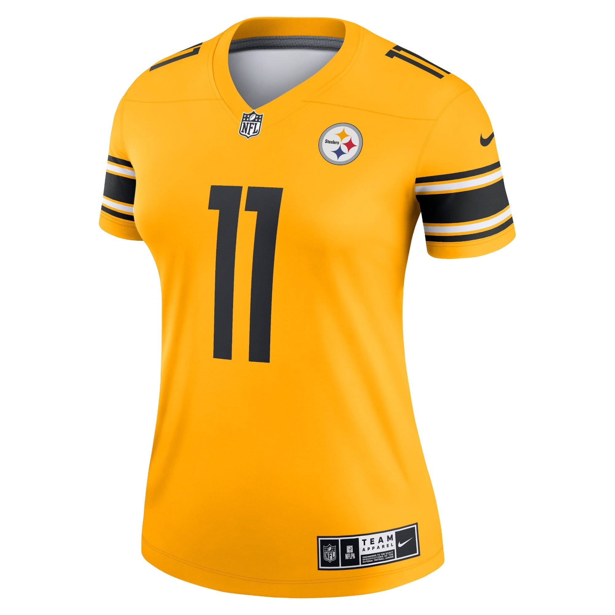 Women's Nike Chase Claypool Gold Pittsburgh Steelers Inverted Legend Game Jersey