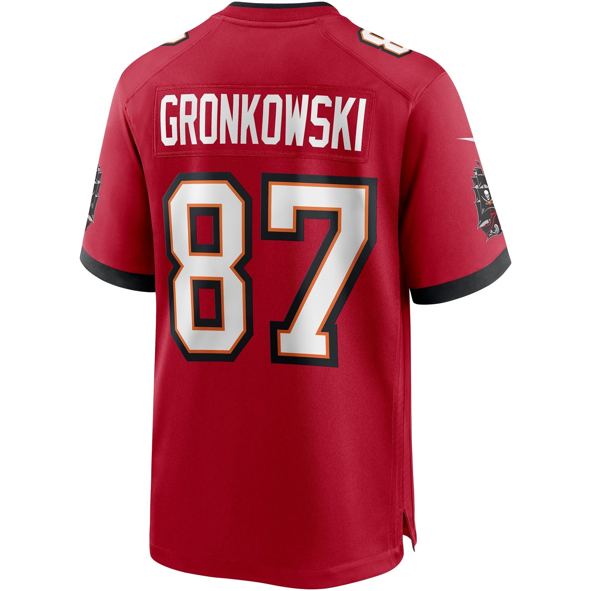 Men's Nike Rob Gronkowski Red Tampa Bay Buccaneers Game Jersey