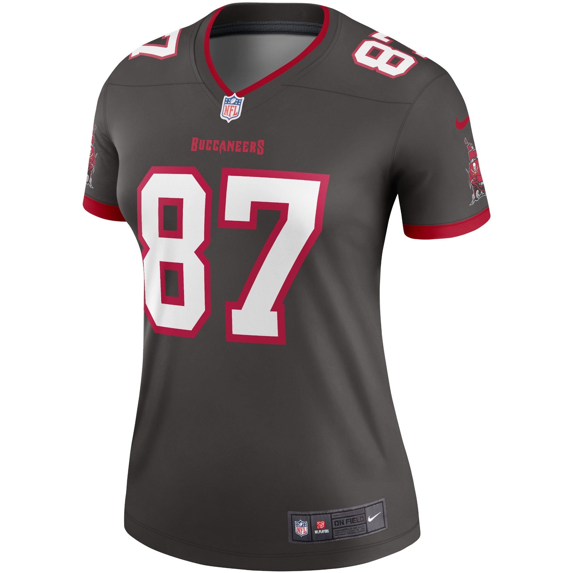 Women's Nike Rob Gronkowski Pewter Tampa Bay Buccaneers Alternate Legend Jersey