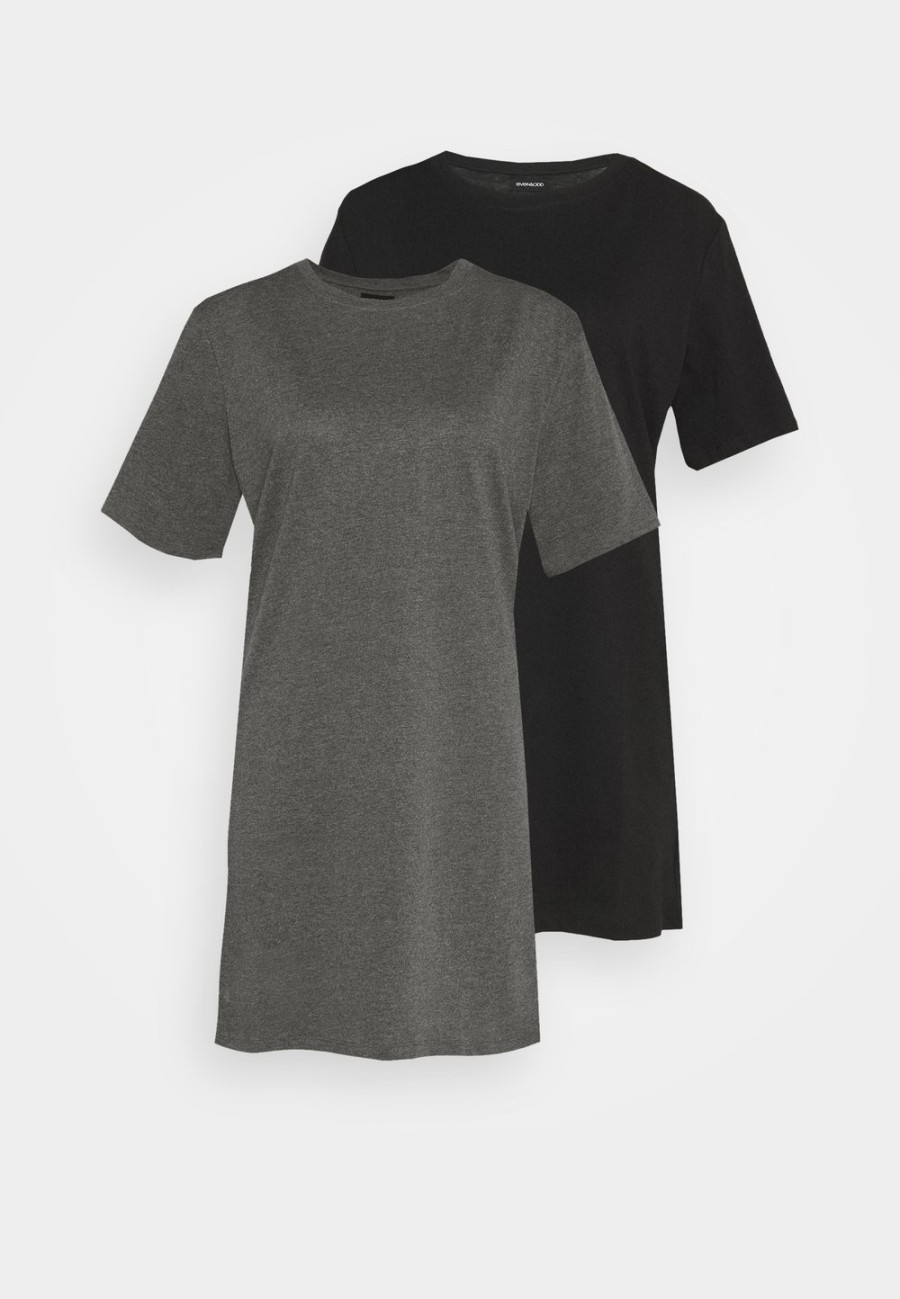 Discount Even&Odd Pas Cher 2 PACK – Robe en jersey robes col rond femme XS