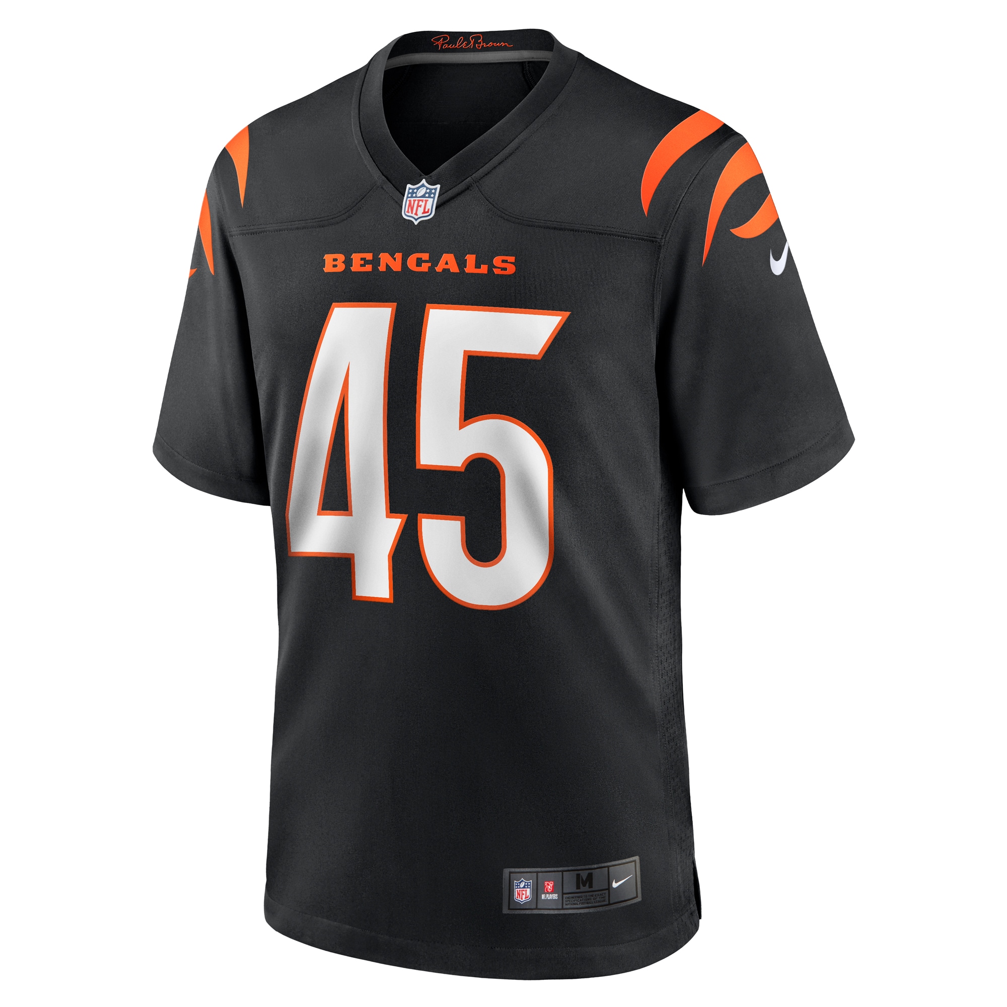 Tyler Murray Cincinnati Bengals Nike Team Game Jersey -  Black