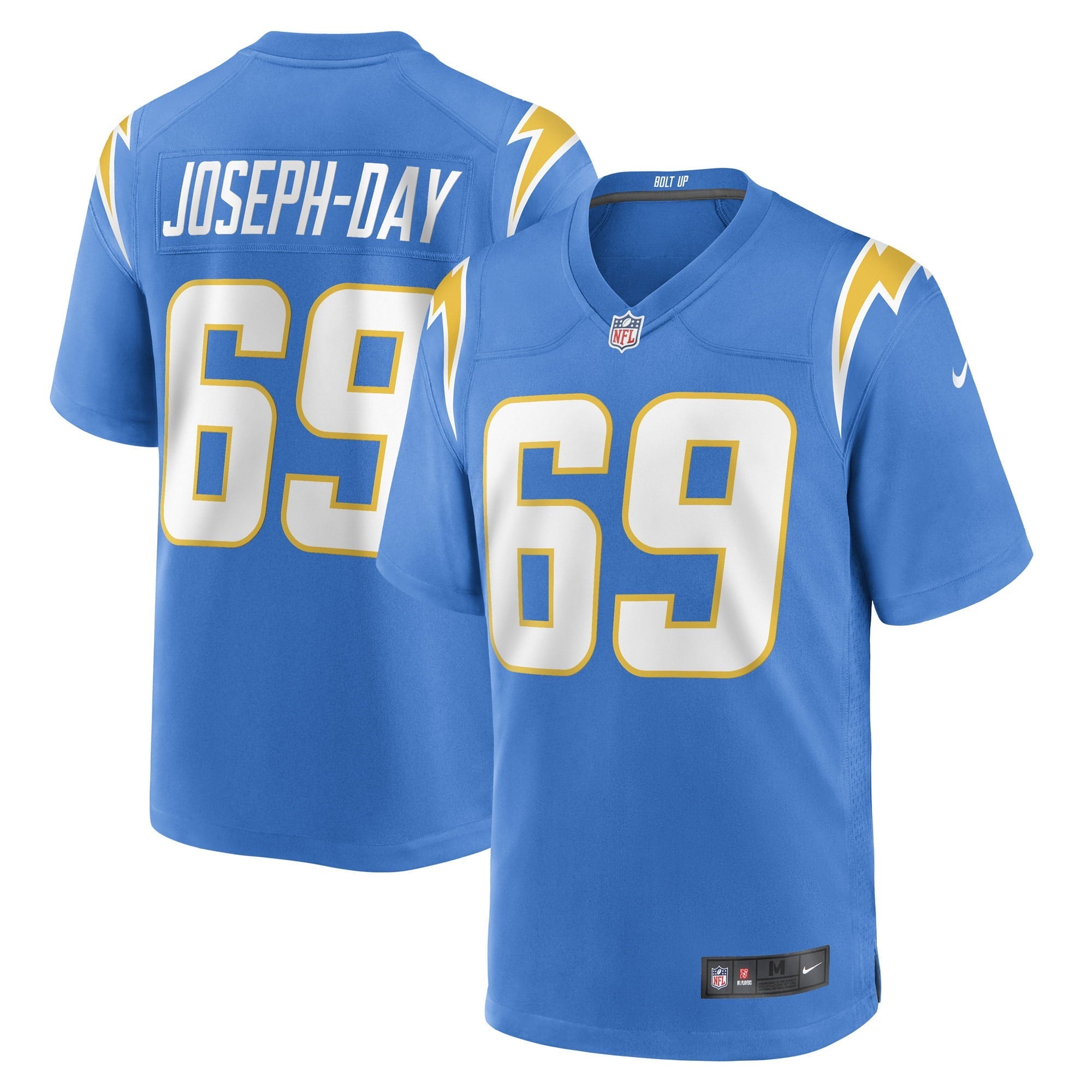 Men's Nike Sebastian Joseph-Day Powder Blue Los Angeles Chargers Game Player Jersey