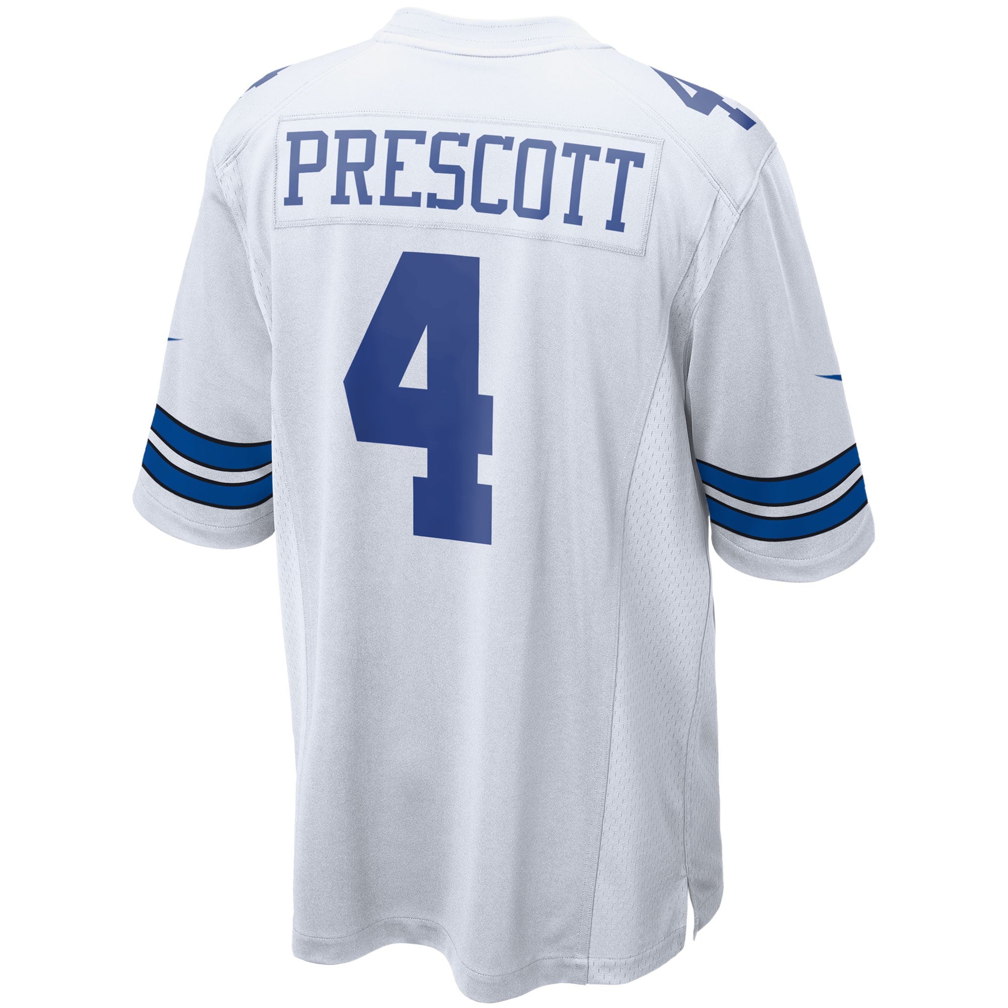 Men's Nike Dak Prescott White Dallas Cowboys Game Team Jersey
