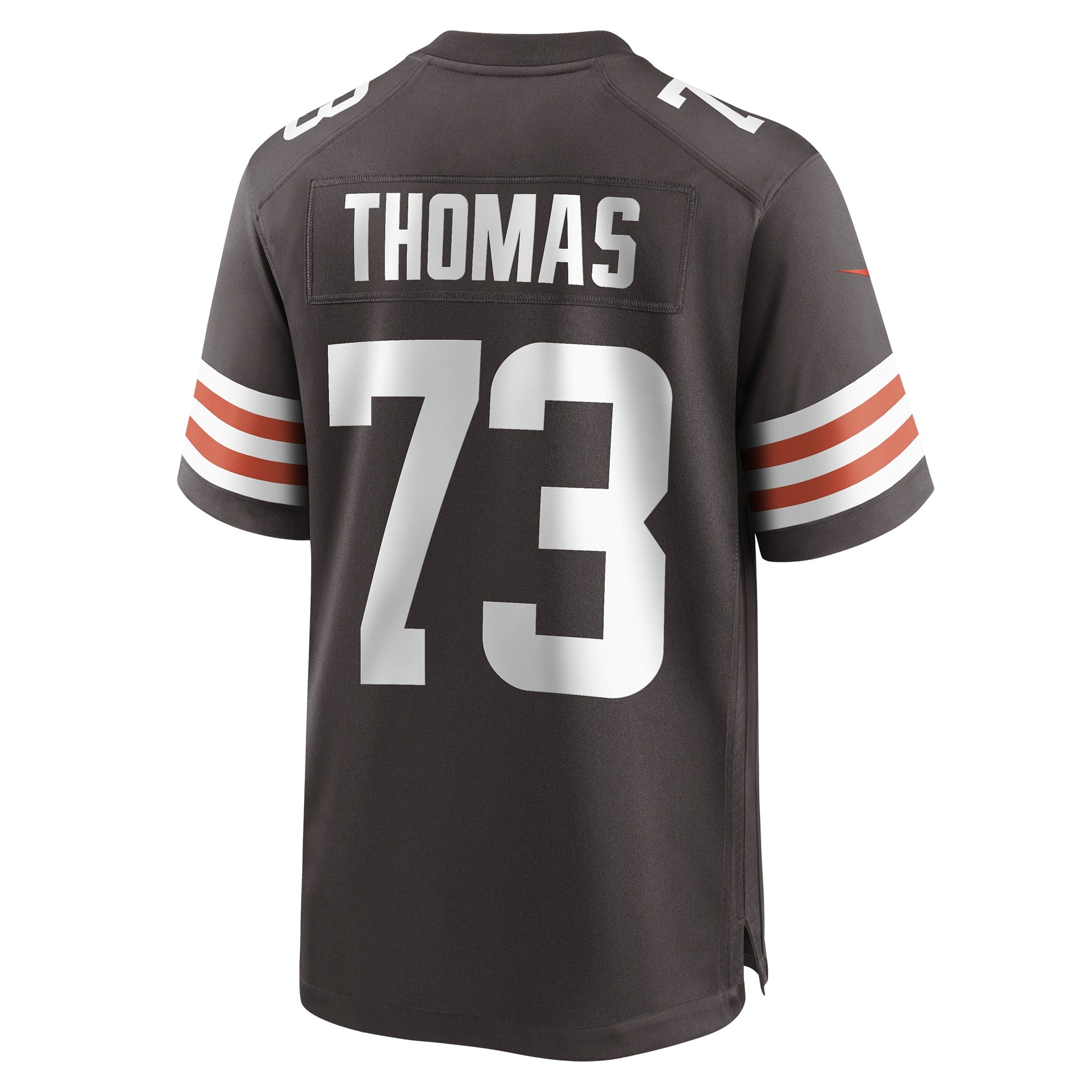Men's Nike Joe Thomas Brown Cleveland Browns Retired Game Player Jersey