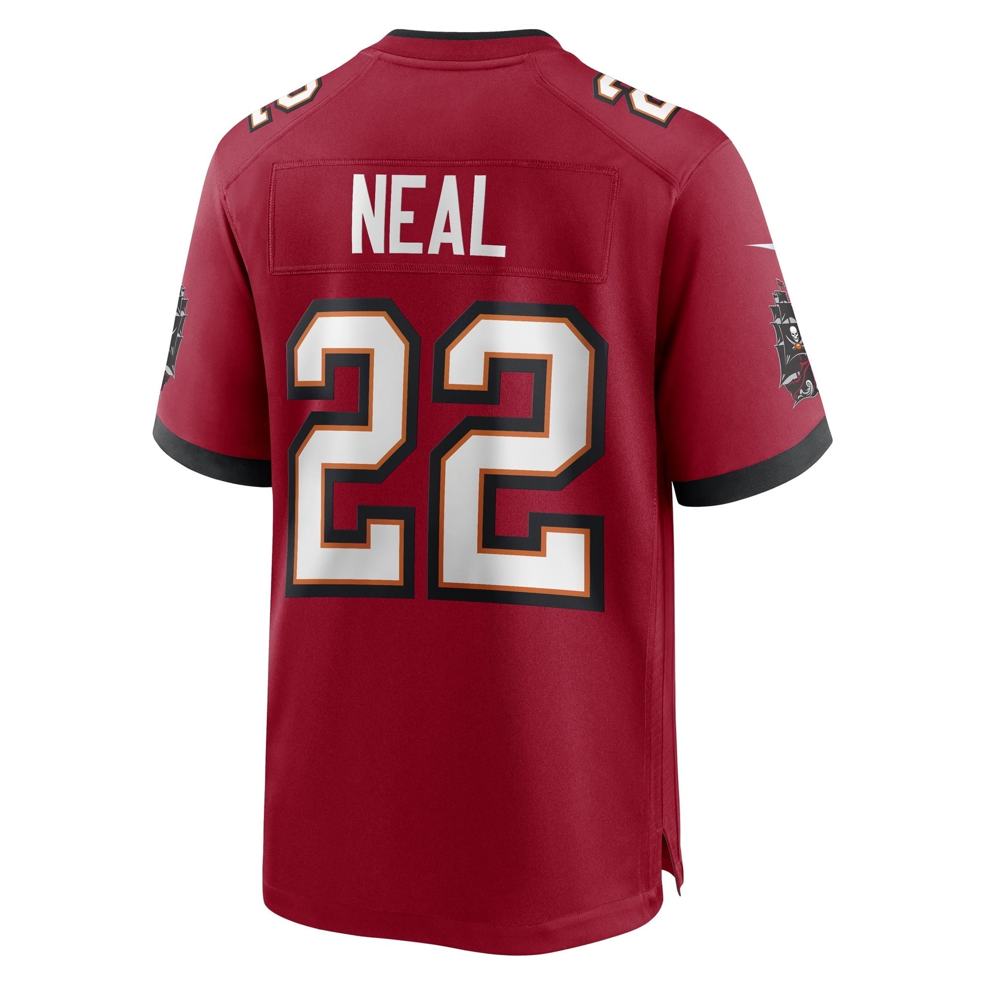 Men's Nike Keanu Neal Red Tampa Bay Buccaneers Game Player Jersey