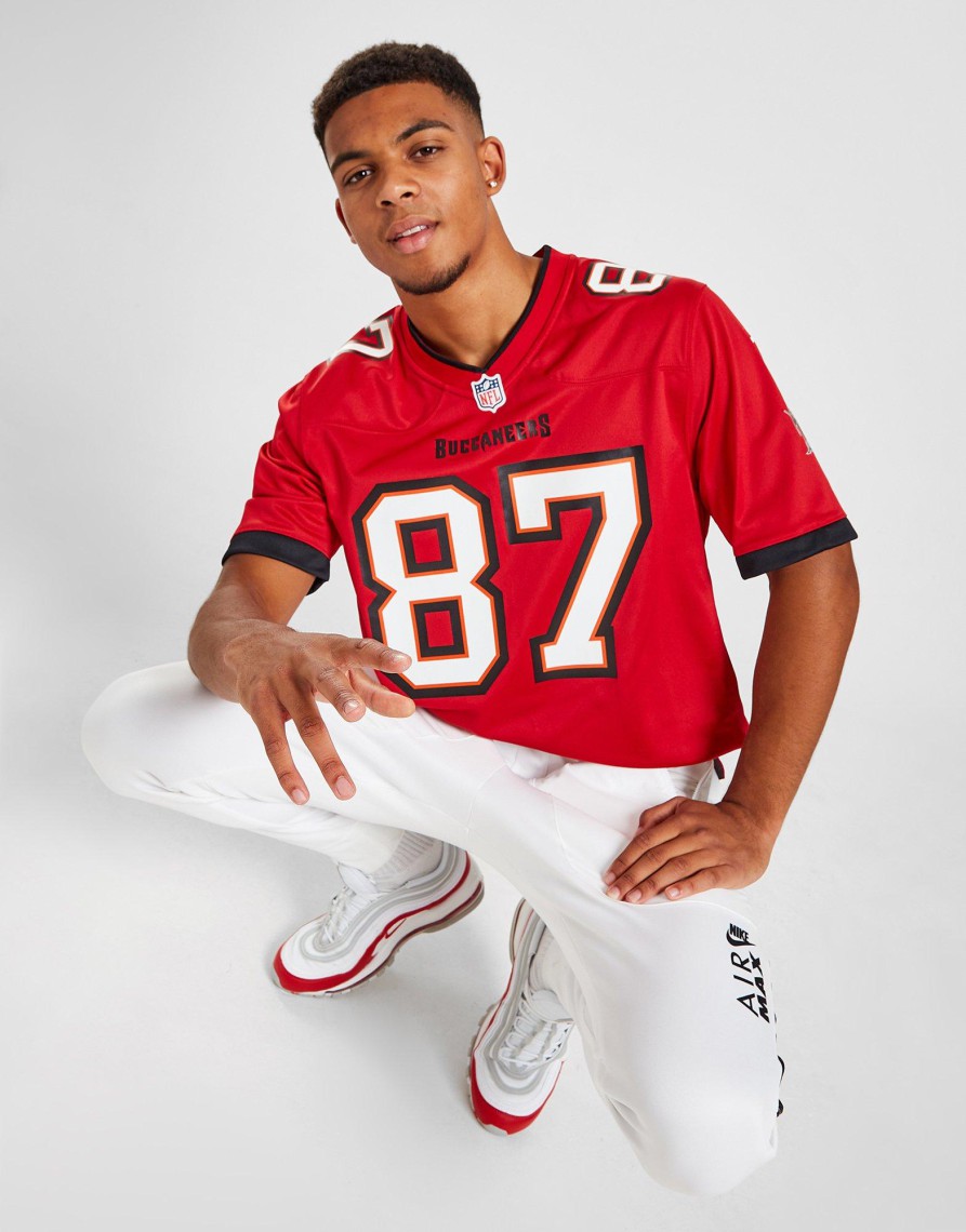Sale Nike NFL Tampa Bay Buccaneers Gronkowski #87 Jersey Rød S