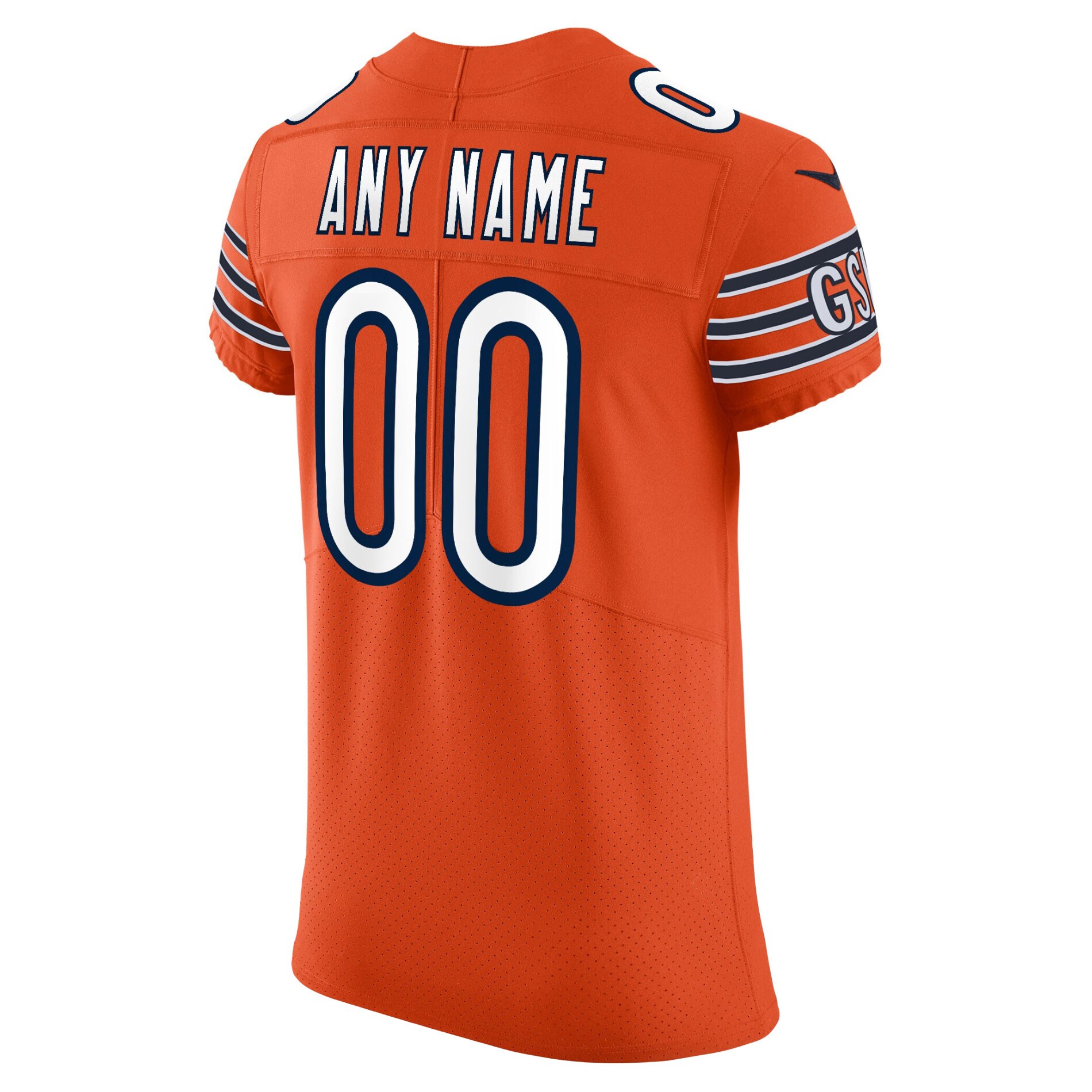 Chicago Bears Nike Vapor Elite Custom Jersey - Orange