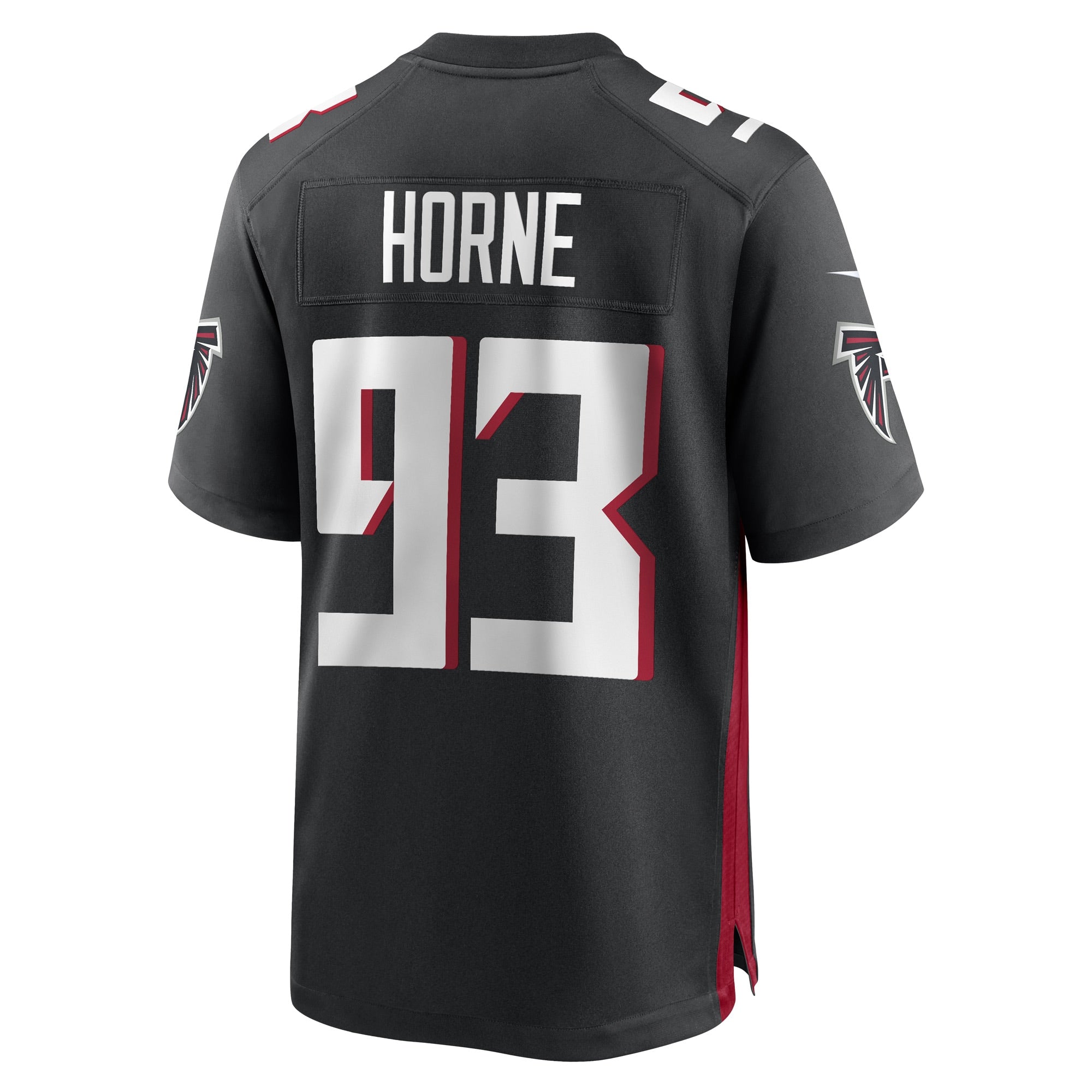 Men's Nike Black Atlanta Falcons Timmy Horne Game Player Jersey