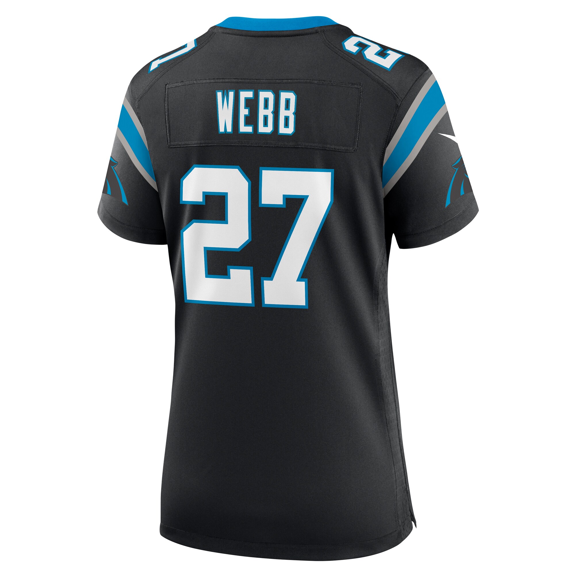 Sam Webb Carolina Panthers Nike Women's Team Game Jersey -  Black