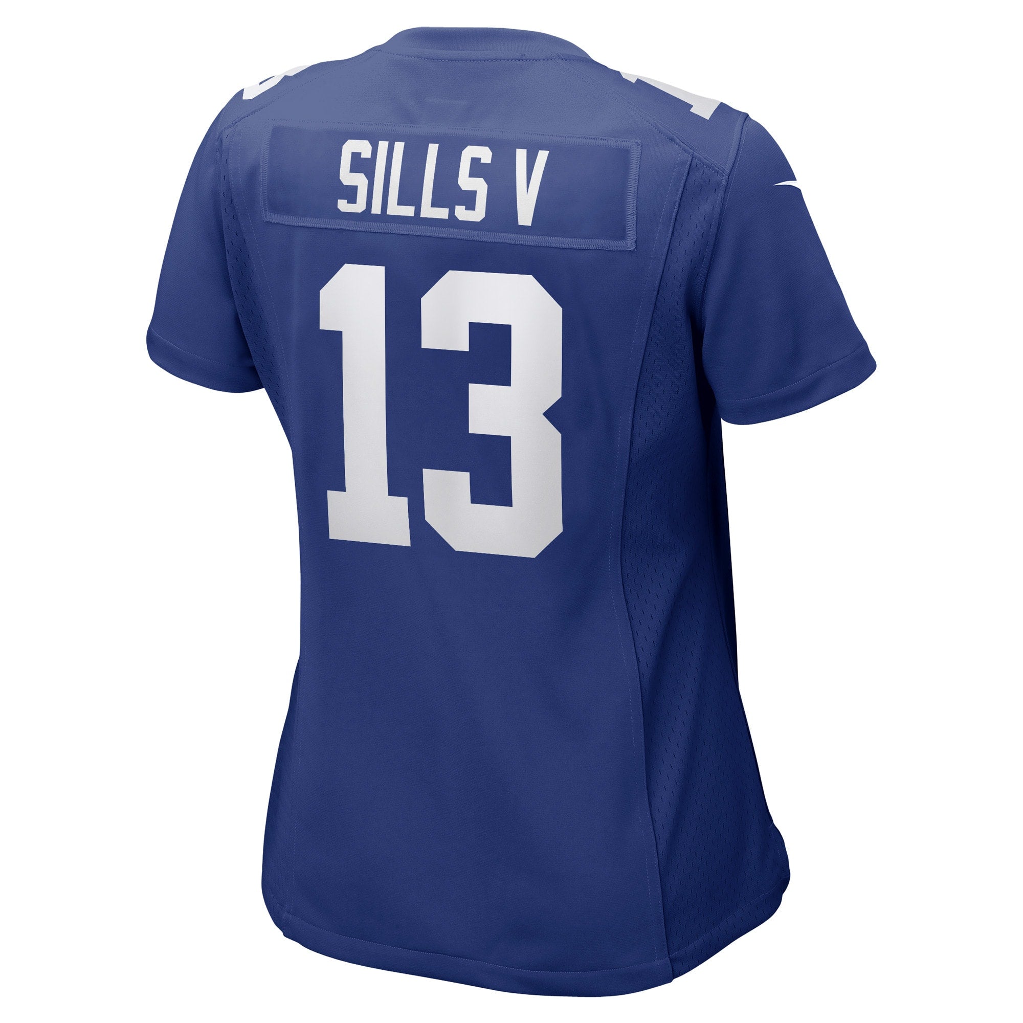 Women's Nike David Sills V Royal New York Giants Game Player Jersey