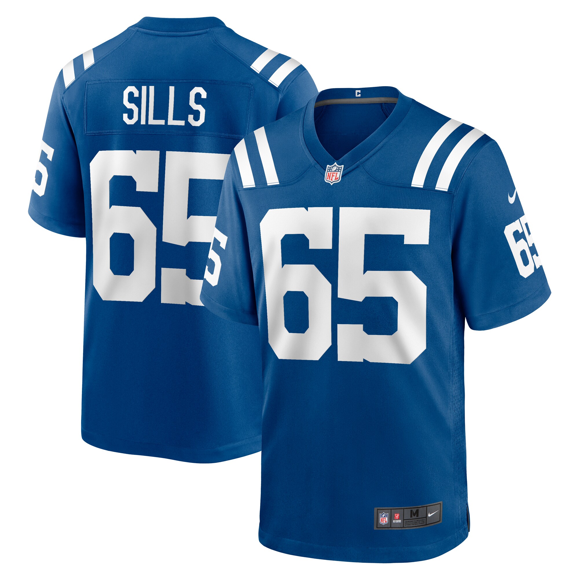 Josh Sills Indianapolis Colts Nike Team Game Jersey -  Royal