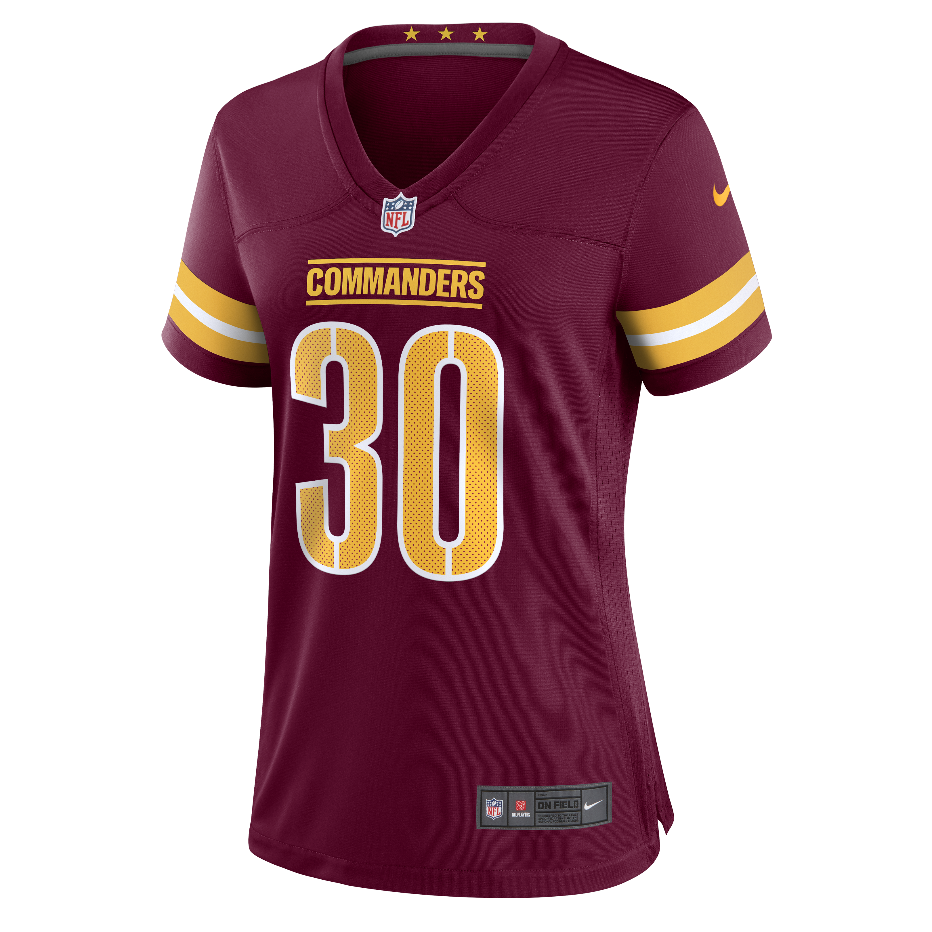 Joshua Kalu Washington Commanders Nike Women's  Game Jersey - Burgundy