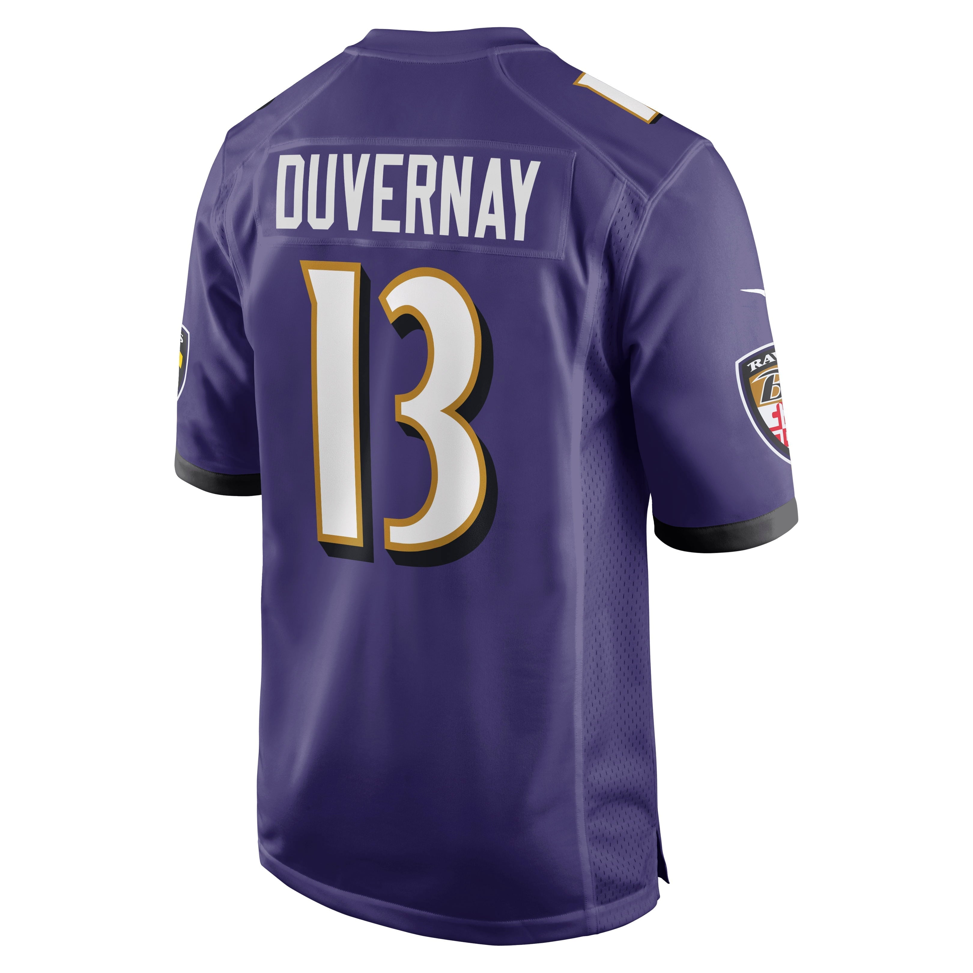 Men's Nike Devin Duvernay Purple Baltimore Ravens Game Jersey