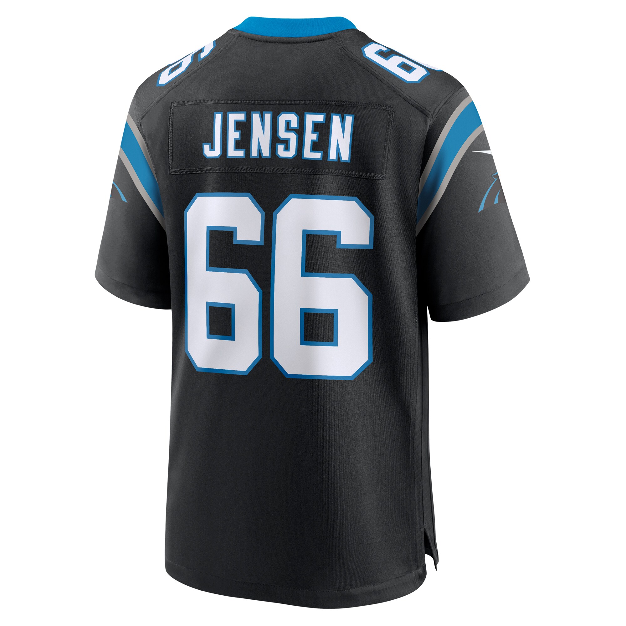 Nash Jensen Carolina Panthers Nike Team Game Jersey -  Black