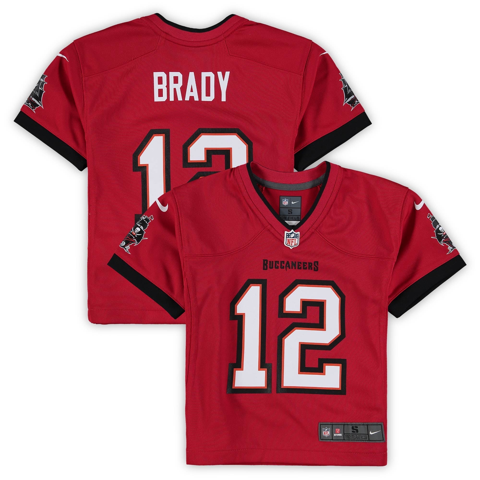Toddler Nike Tom Brady Red Tampa Bay Buccaneers Game Jersey