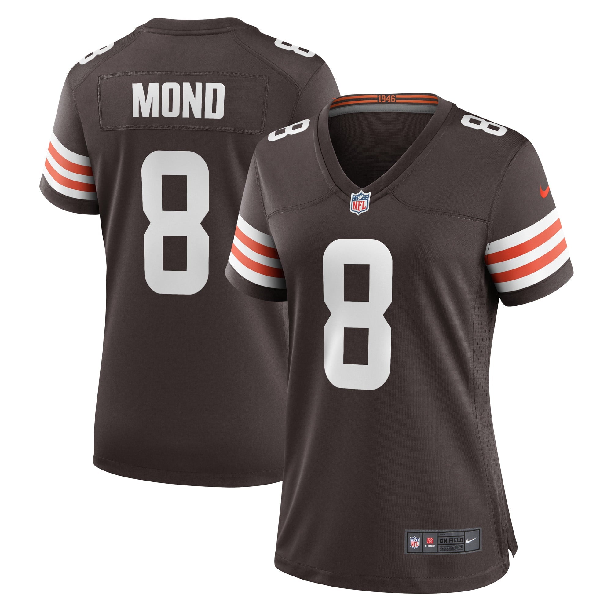 Women's Nike Kellen Mond Brown Cleveland Browns Game Player Jersey