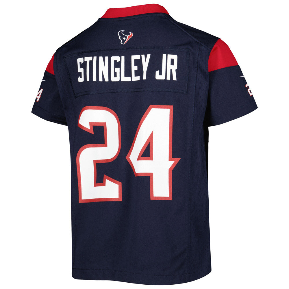 Youth Houston Texans Derek Stingley Jr. Game Jersey Navy