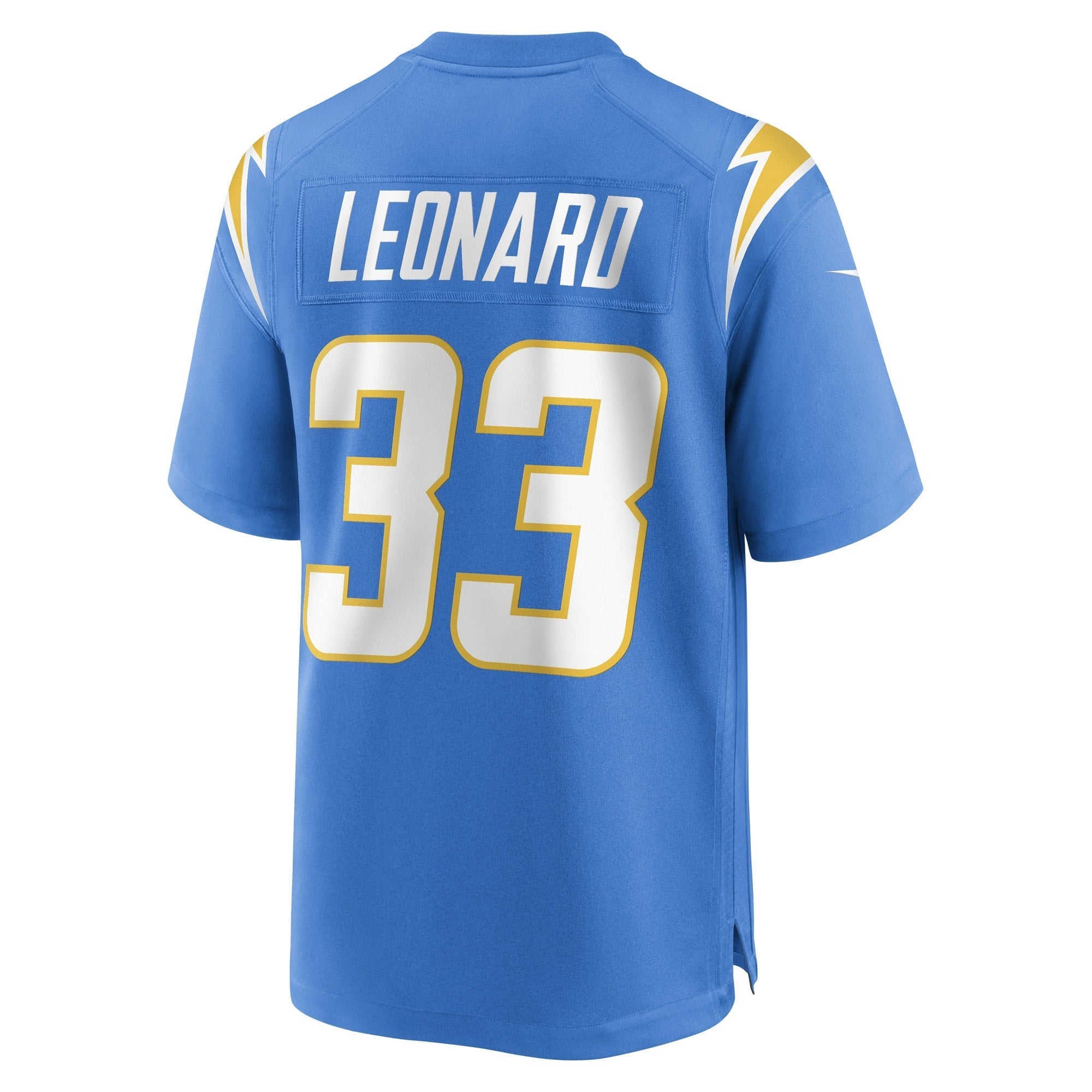Men's Nike Deane Leonard Powder Blue Los Angeles Chargers Game Player Jersey
