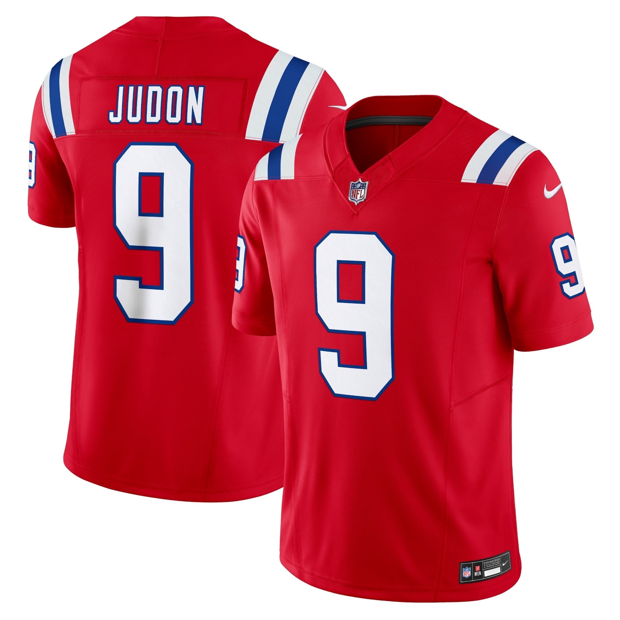 Men's Nike Matthew Judon Red New England Patriots Vapor F.U.S.E. Limited Jersey