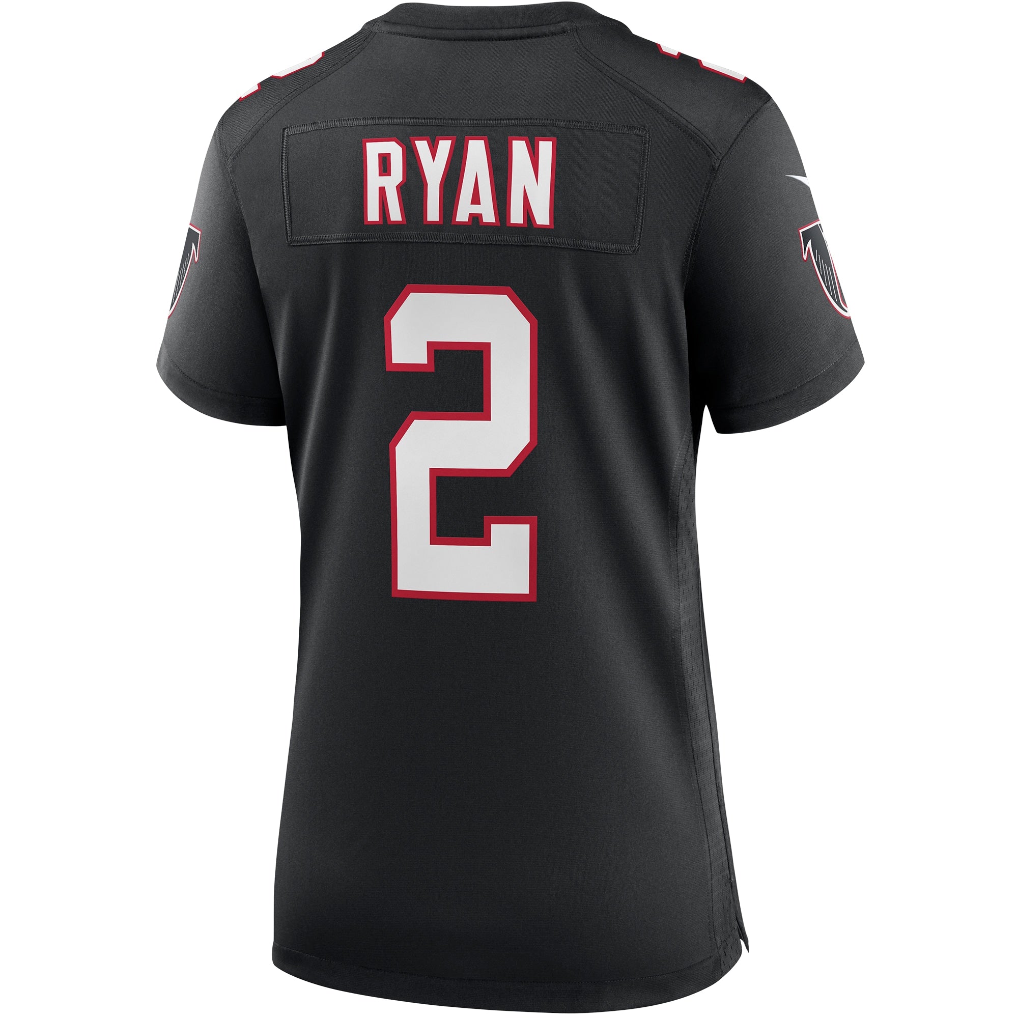 Women's Nike Matt Ryan Black Atlanta Falcons Throwback Game Jersey