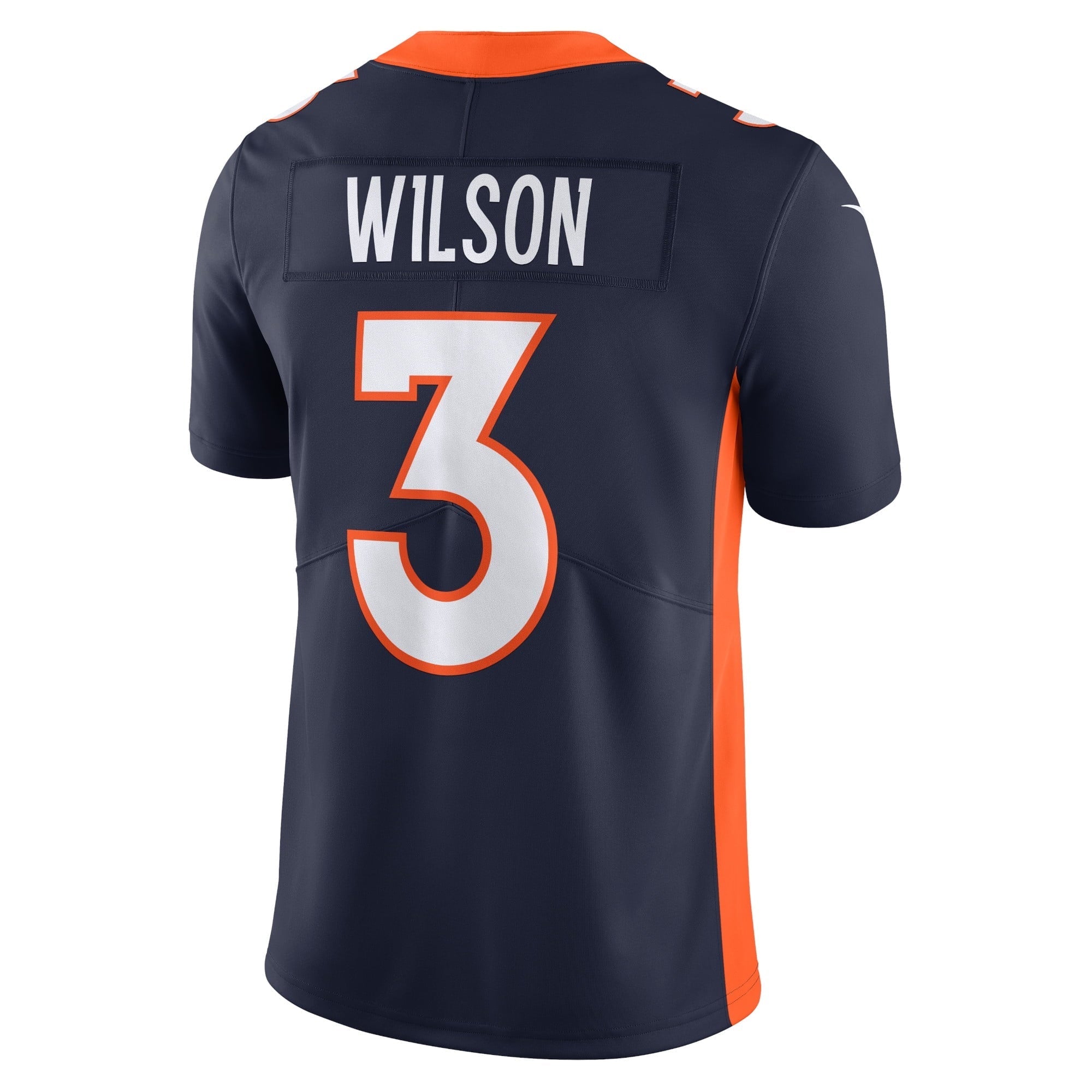 Men's Nike  Russell Wilson  Navy Denver Broncos  Vapor Untouchable Limited Jersey