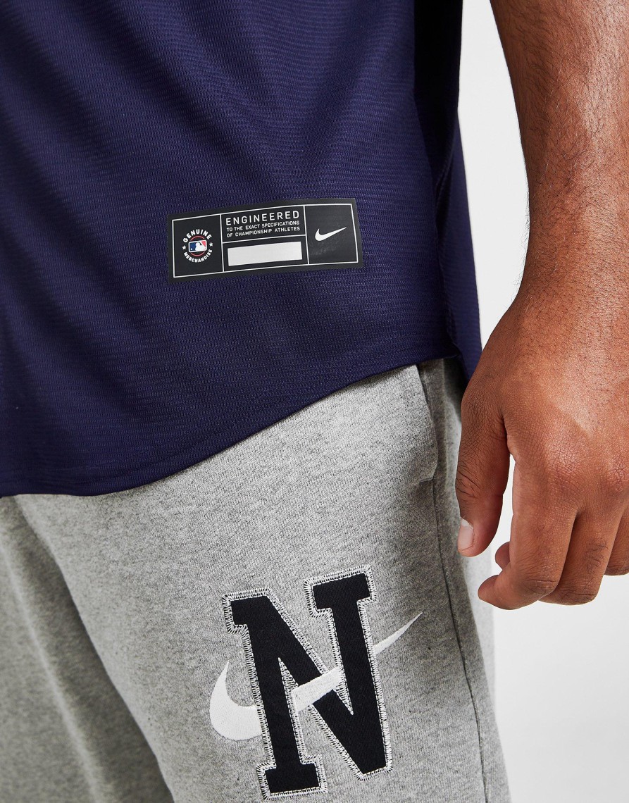 Discount Nike MLB Boston Red Sox Alternate Jersey Blå S