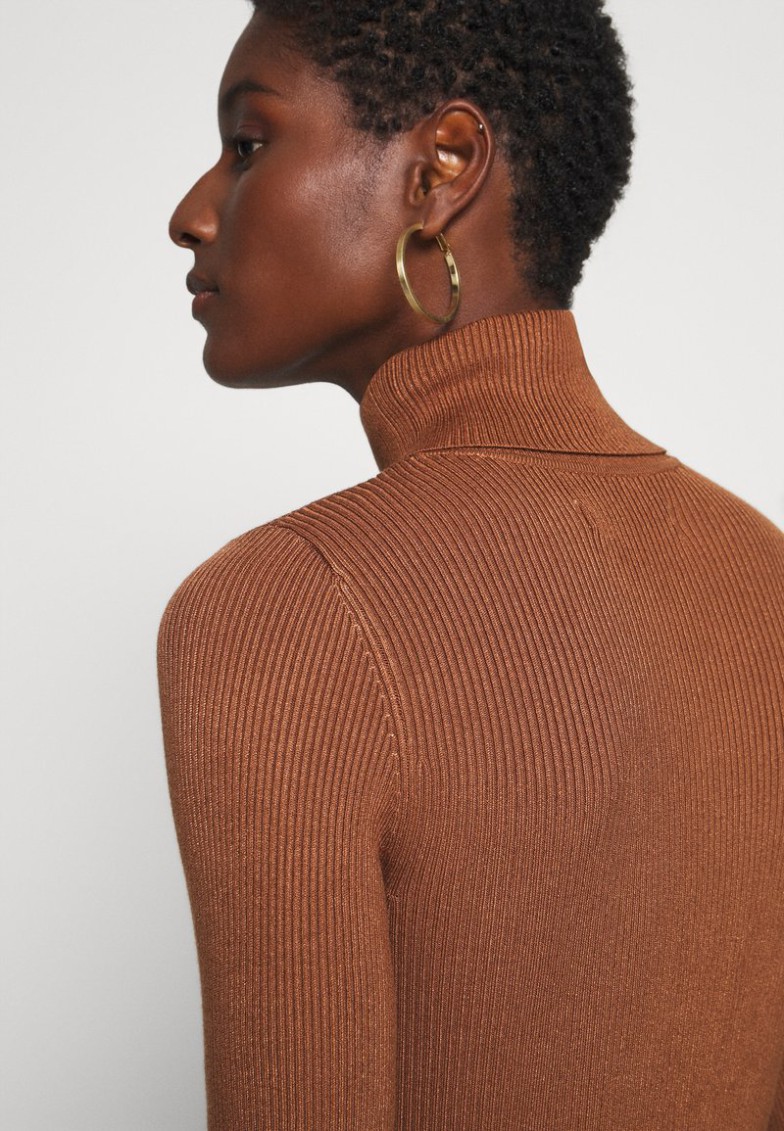 Clearance Anna Field TURTLE NECK – Jersey De Punto – Brown, Mujer L