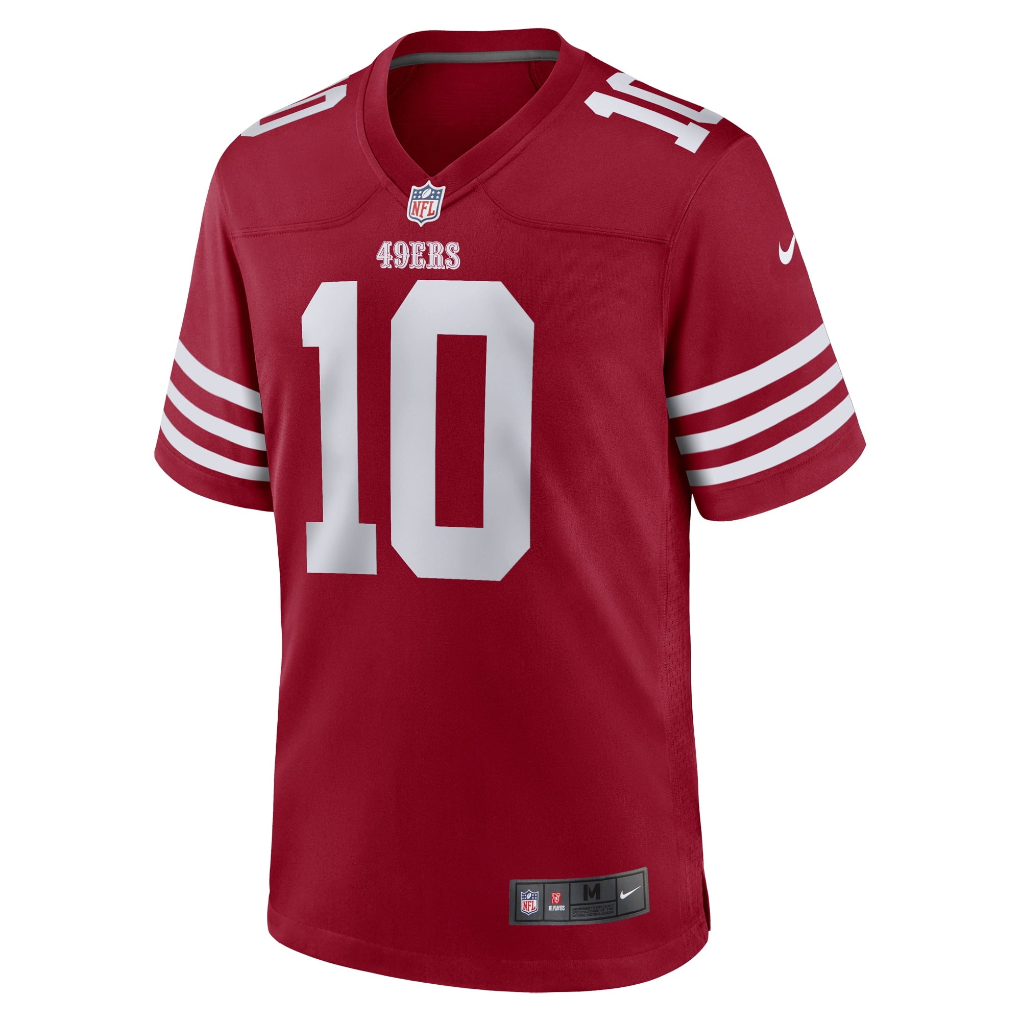 Men's Nike Zane Gonzalez Scarlet San Francisco 49ers Game Jersey