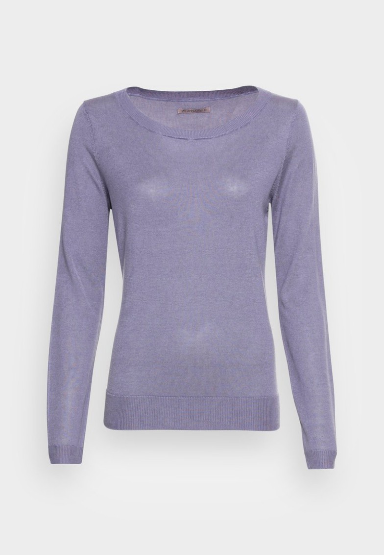 Sale Anna Field SILK BLEND JUMPER – Jersey De Punto – Blue, Mujer L