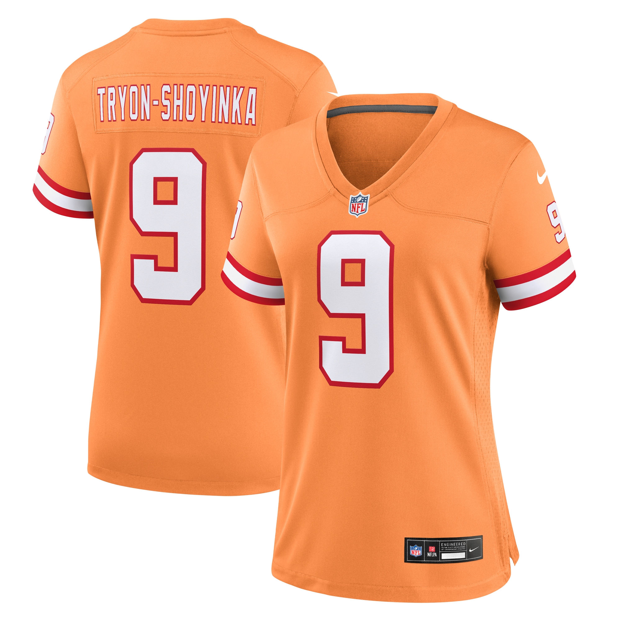 Joe Tryon-Shoyinka Tampa Bay Buccaneers Nike Women's Throwback Game Jersey - Orange